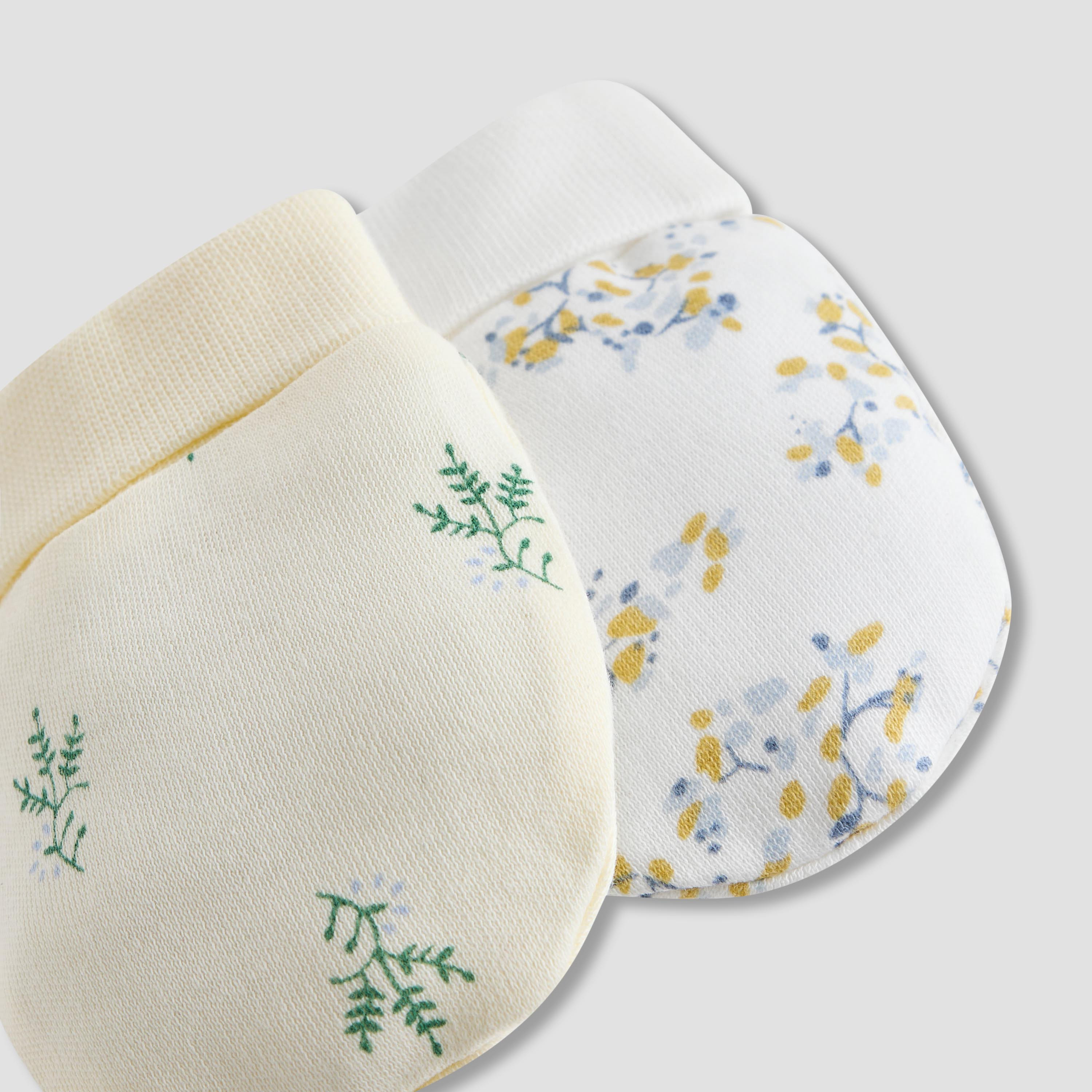 Pack of 2 Juniors Mittens with Floral Print, 0-36 Months-baby-girls-accessories-mittens-image-7