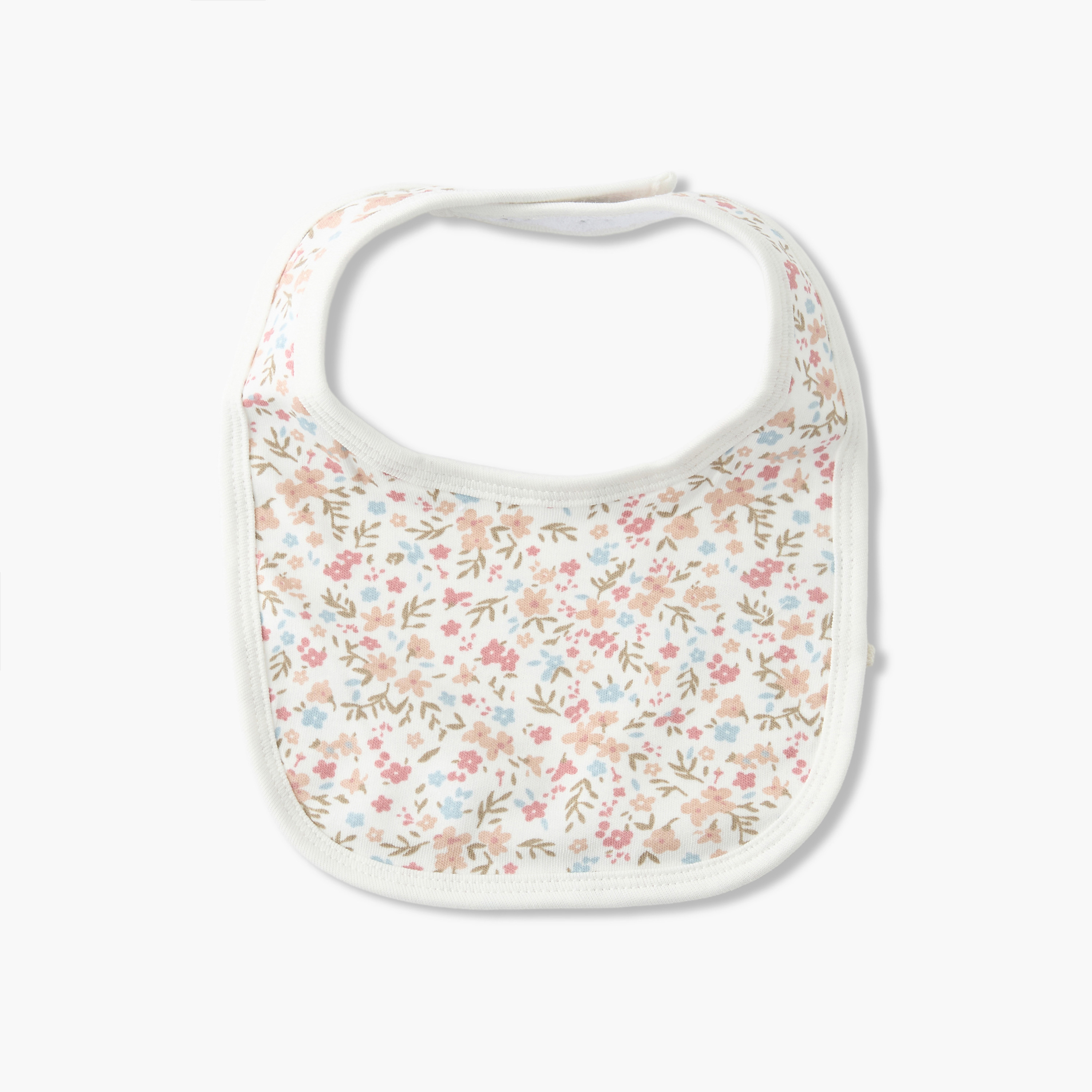 مرايل أطفال بطبعات أزهار من جونيورز - عبوة من قطعتين-baby-feeding-bibs-image-2
