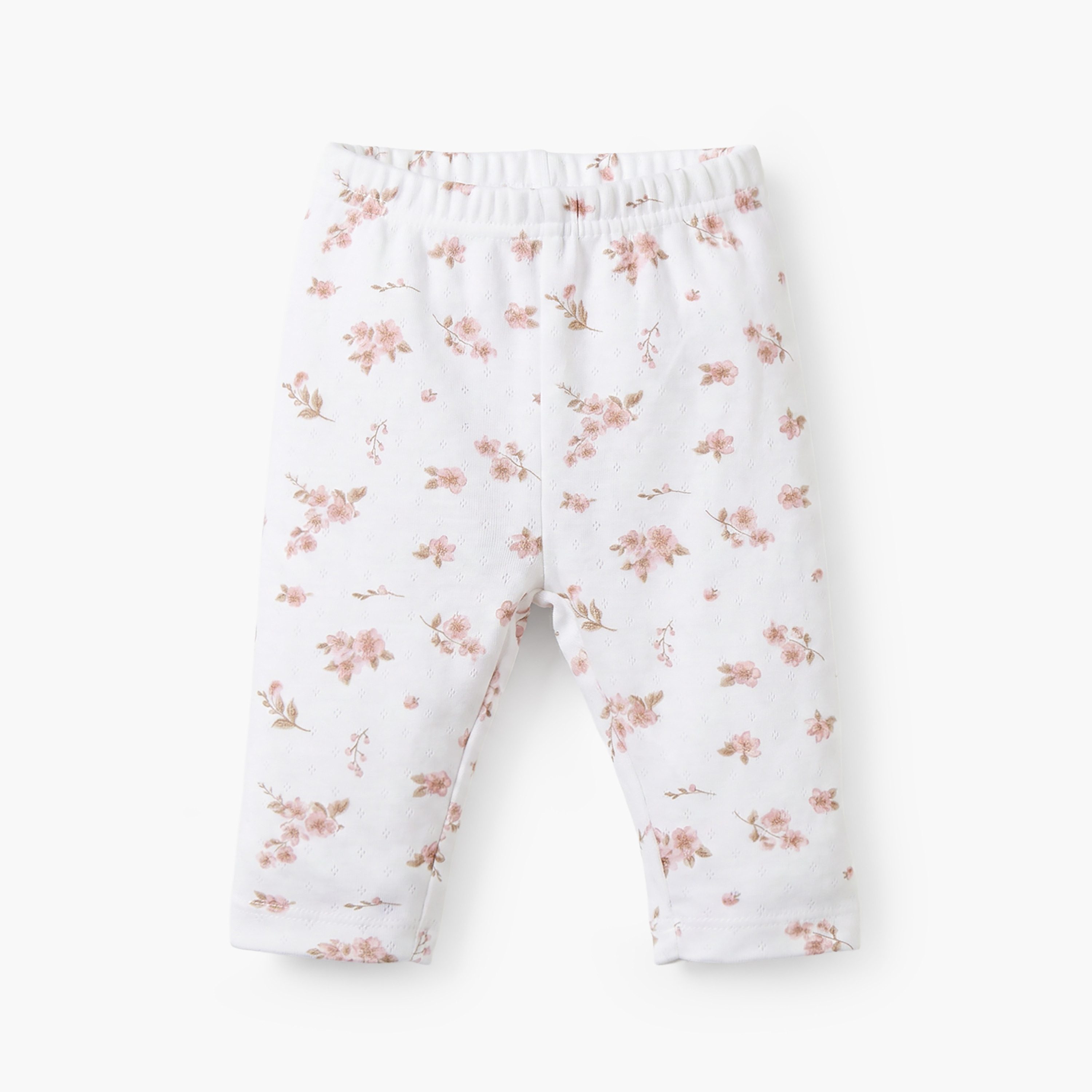 طقم بيجاما قطن بأكمام طويلة وطبعات أزهار وياقة ضيقة من جونيورز-baby-girls-clothing-nightwear-pyjamasets-image-4