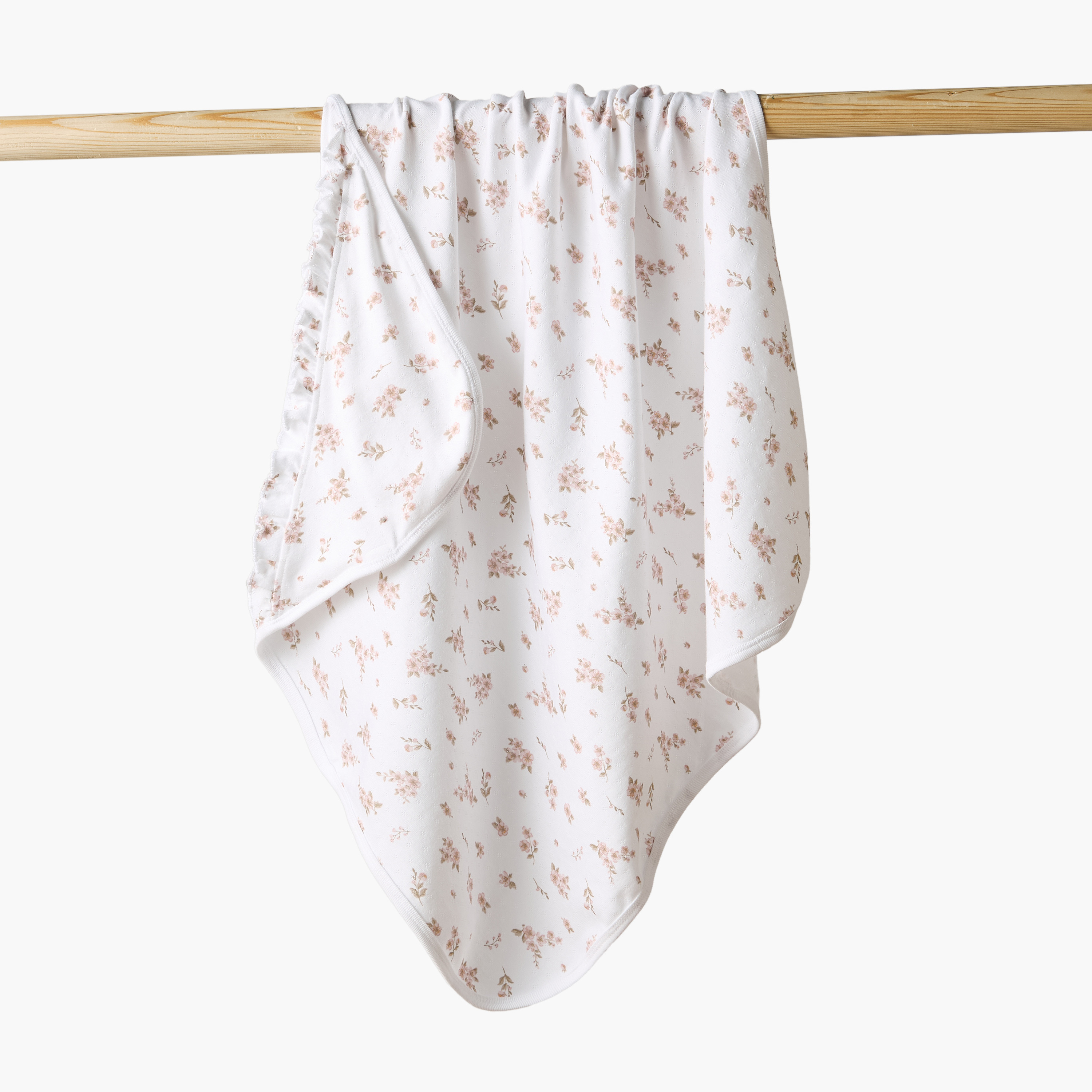 Juniors Receiving Blanket with Floral Print-baby-nursery-blanketsandswaddles-receivingblankets-image-1