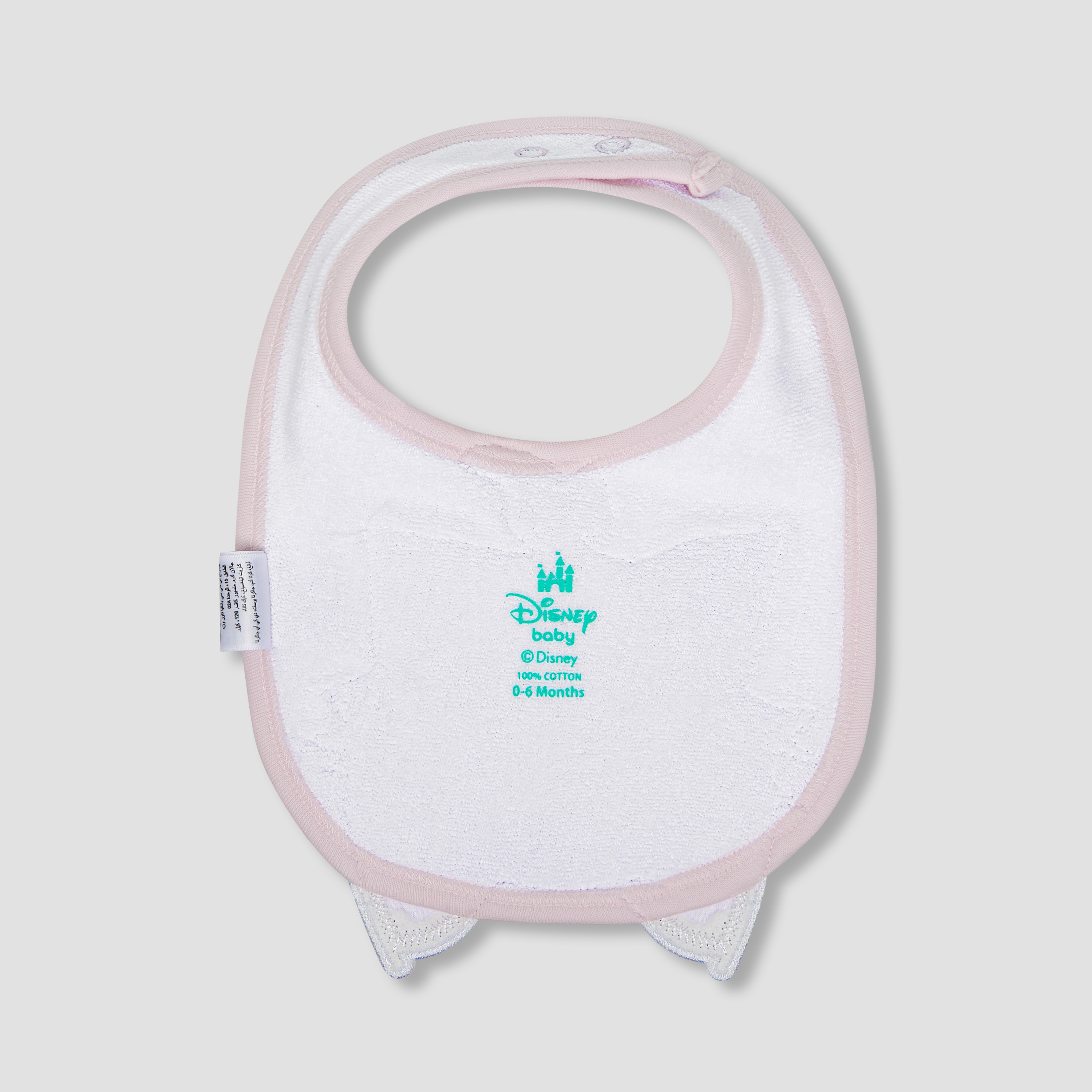Disney Baby Bib with Snap Button Closure-baby-feeding-bibs-image-2