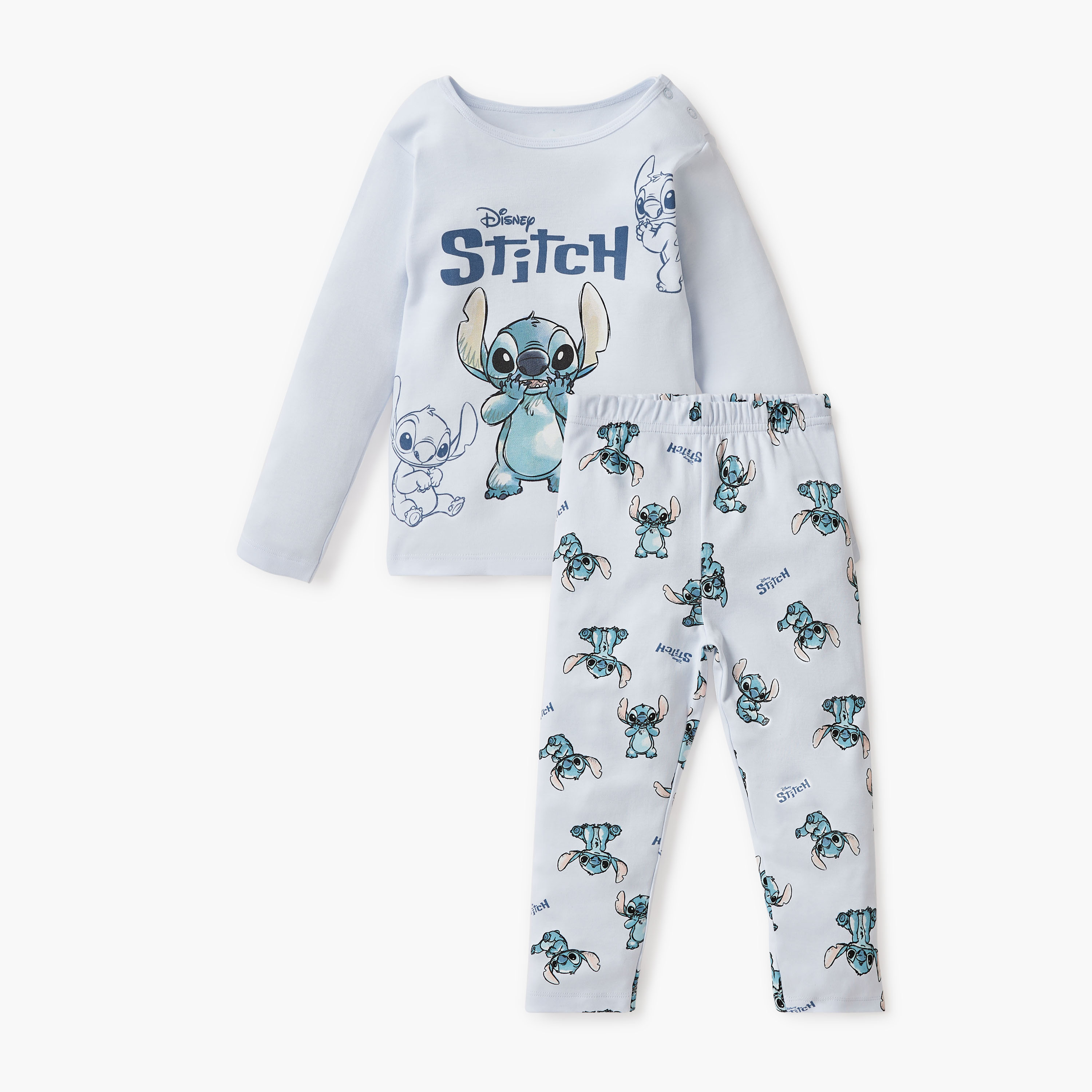 طقم تيشيرت وبنطلون بيجاما بطبعات من ديزني-baby-boys-clothing-nightwear-pyjamasets-image-1