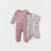 Juniors Floral Print Long Sleeves Sleepsuit and Romper Set-Sleepsuits-thumbnail-0