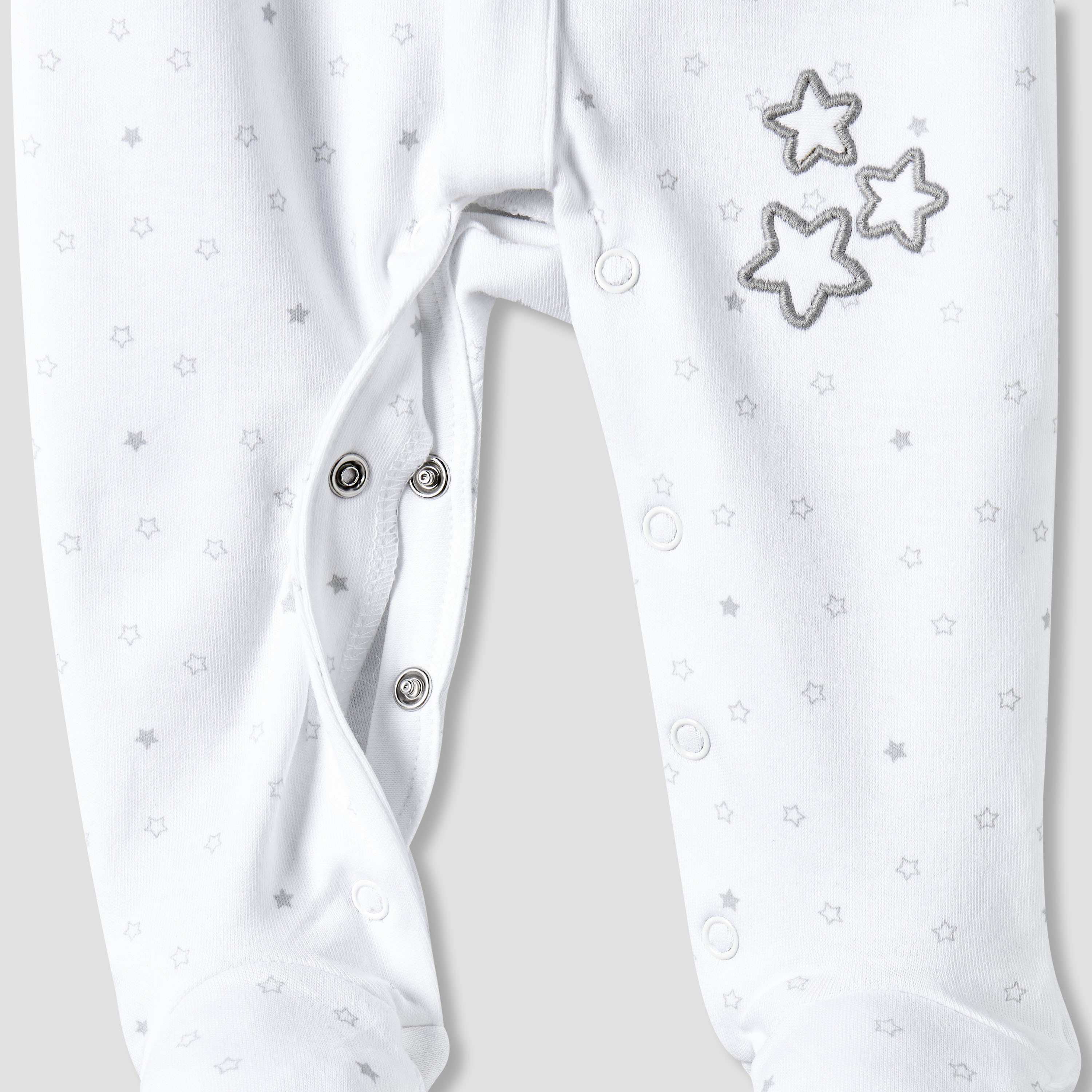 Disney Cotton Collar Neck Long Sleeves Sleepsuit with Winnie the Pooh Applique-baby-boys-clothing-nightwear-sleepsuits-image-5