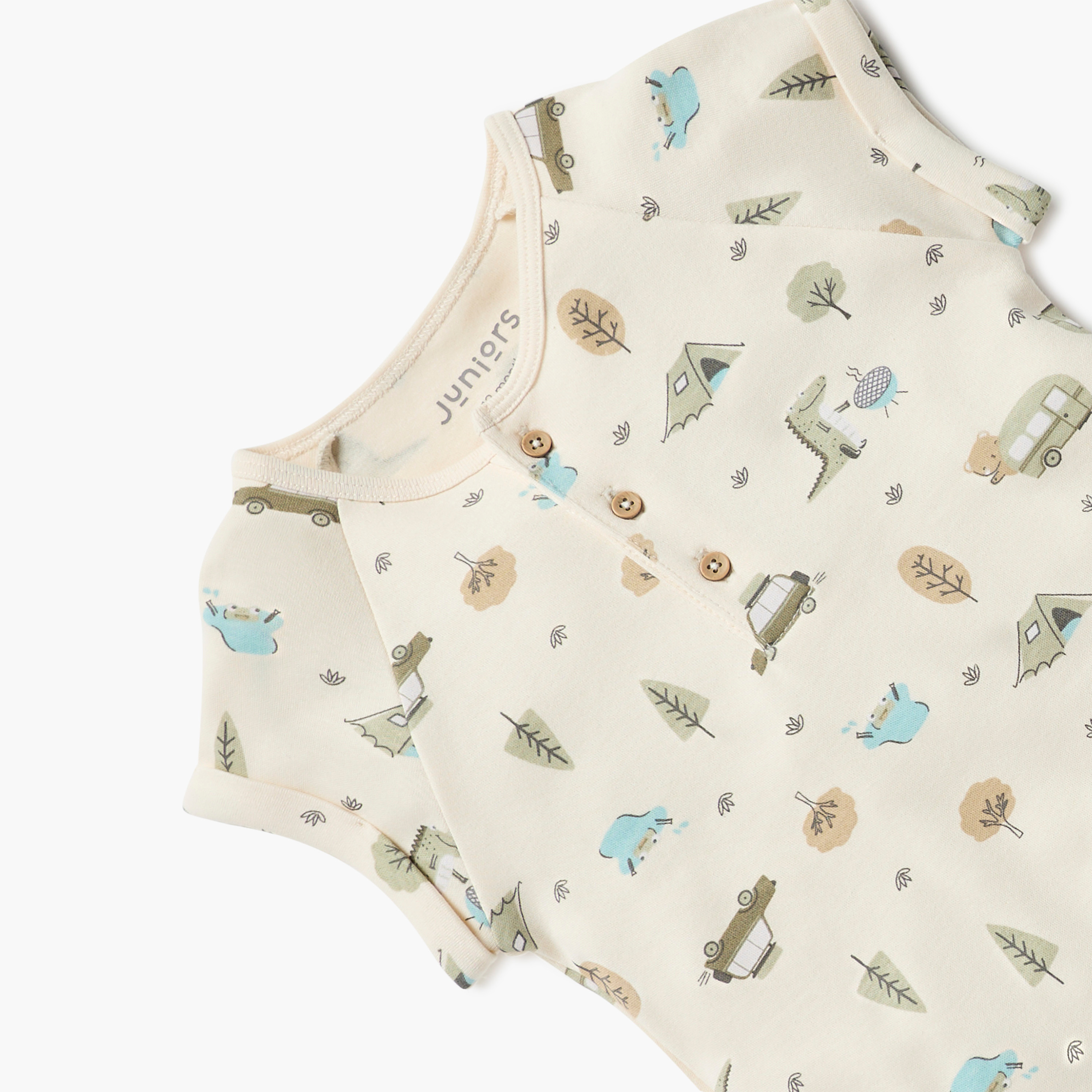 Juniors All-Over Print Romper with Short Sleeves-baby-boys-clothing-rompers-image-3