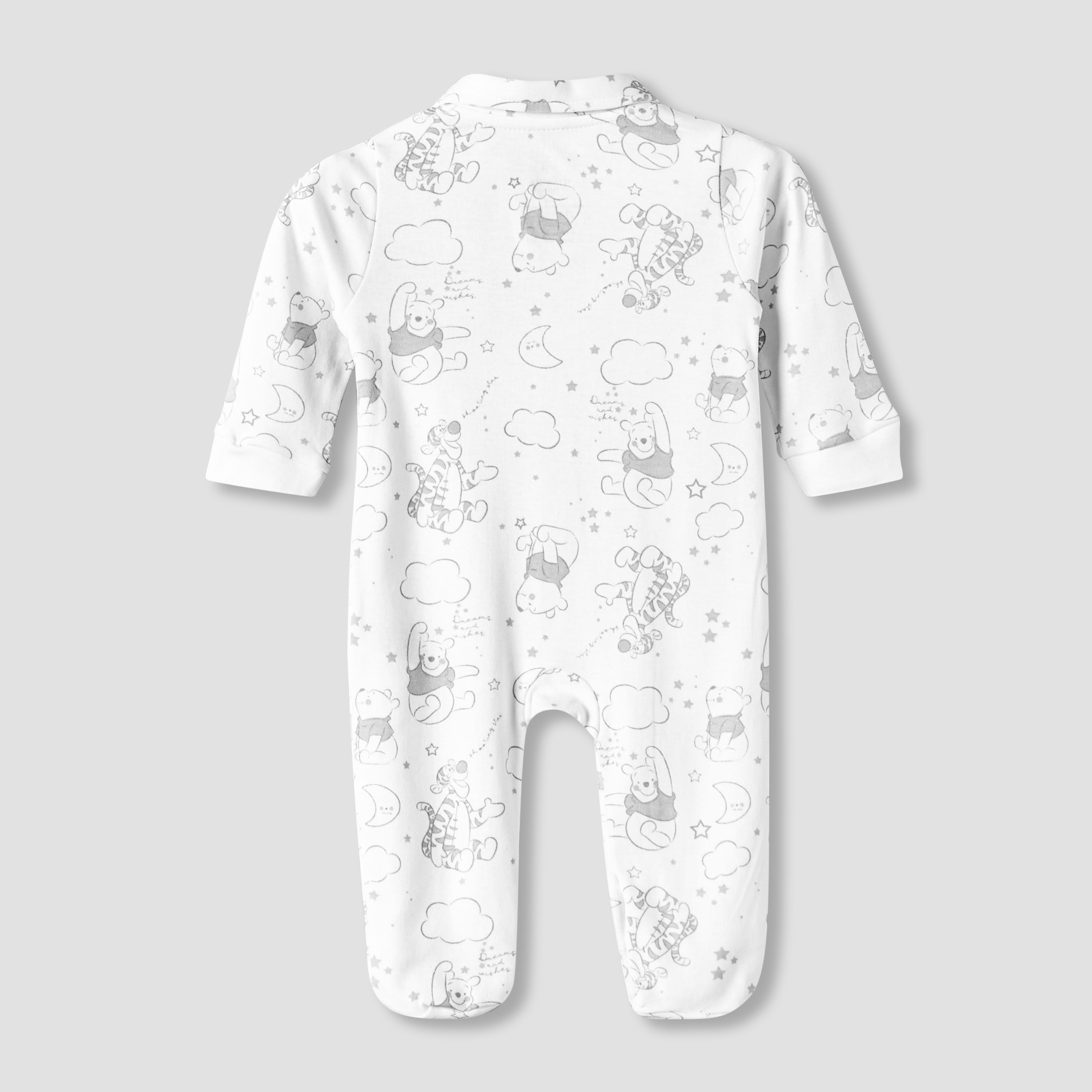 Disney Cotton Collared Long Sleeves Sleepsuit with Winnie the Pooh Print-baby-boys-clothing-nightwear-sleepsuits-image-3