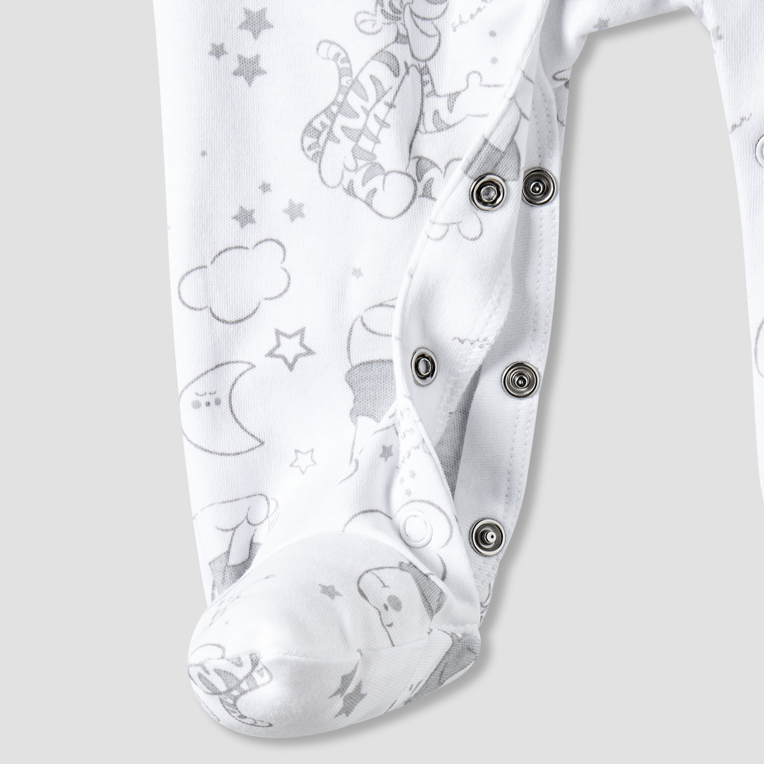 Disney Cotton Collared Long Sleeves Sleepsuit with Winnie the Pooh Print-baby-boys-clothing-nightwear-sleepsuits-image-5