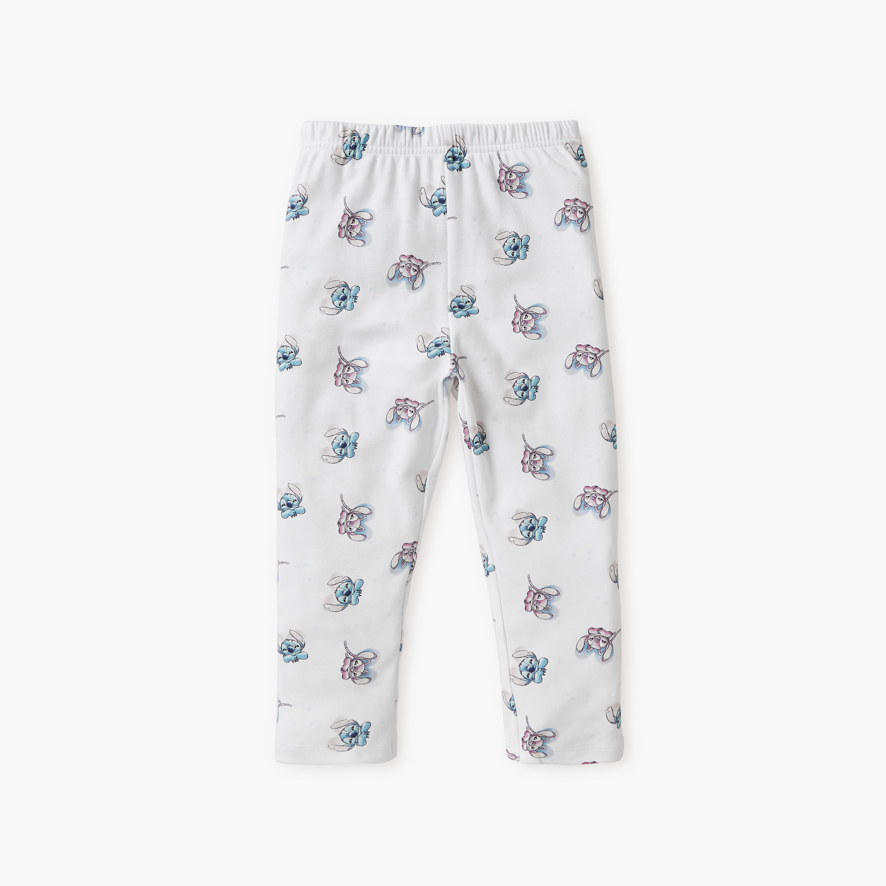 Disney All-Over Stitch and Angel Print Shirt and Pyjama Set-baby-boys-clothing-nightwear-pyjamasets-image-3