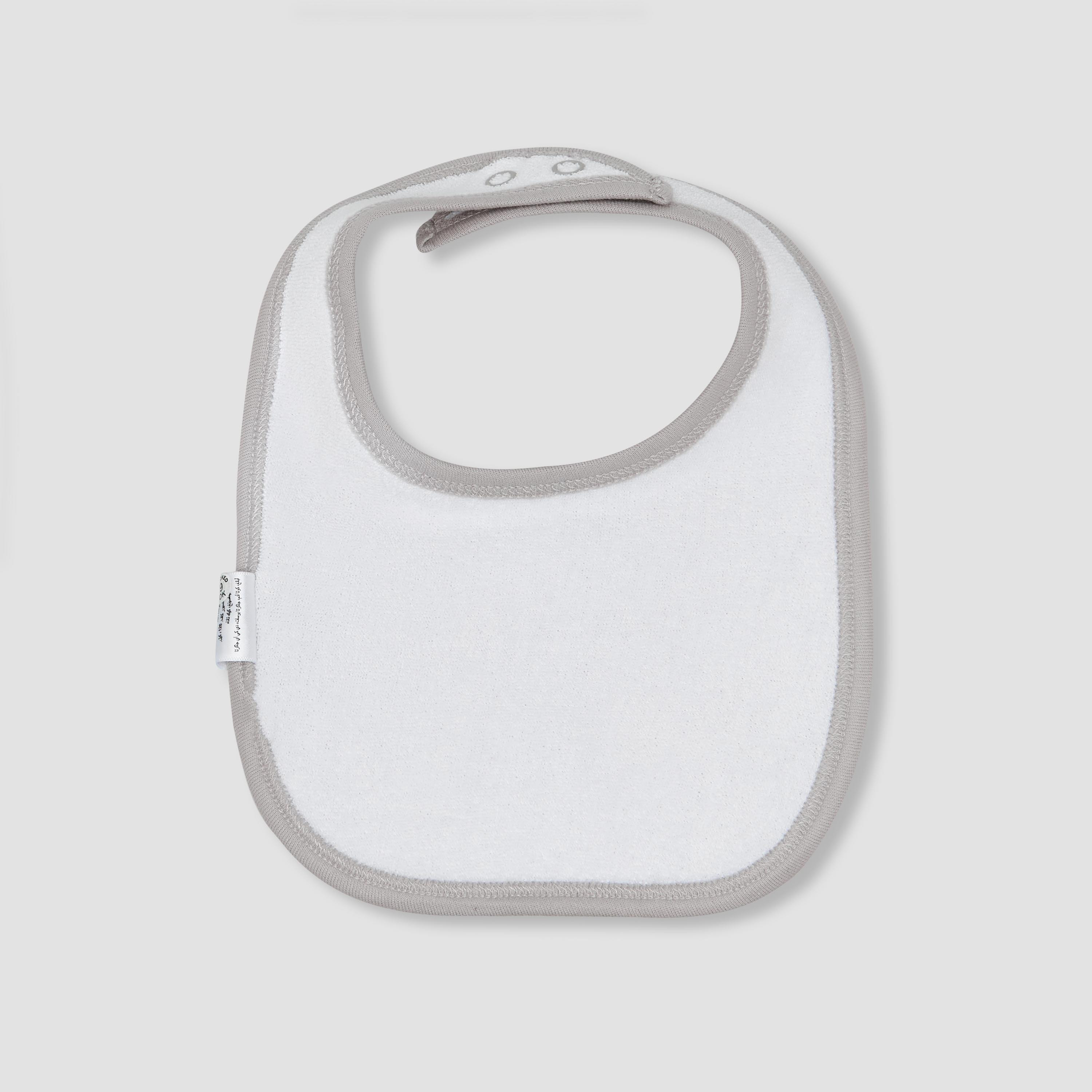 Pack of 2 Juniors Baby Bib with Snap Button Closure-baby-feeding-bibs-image-4