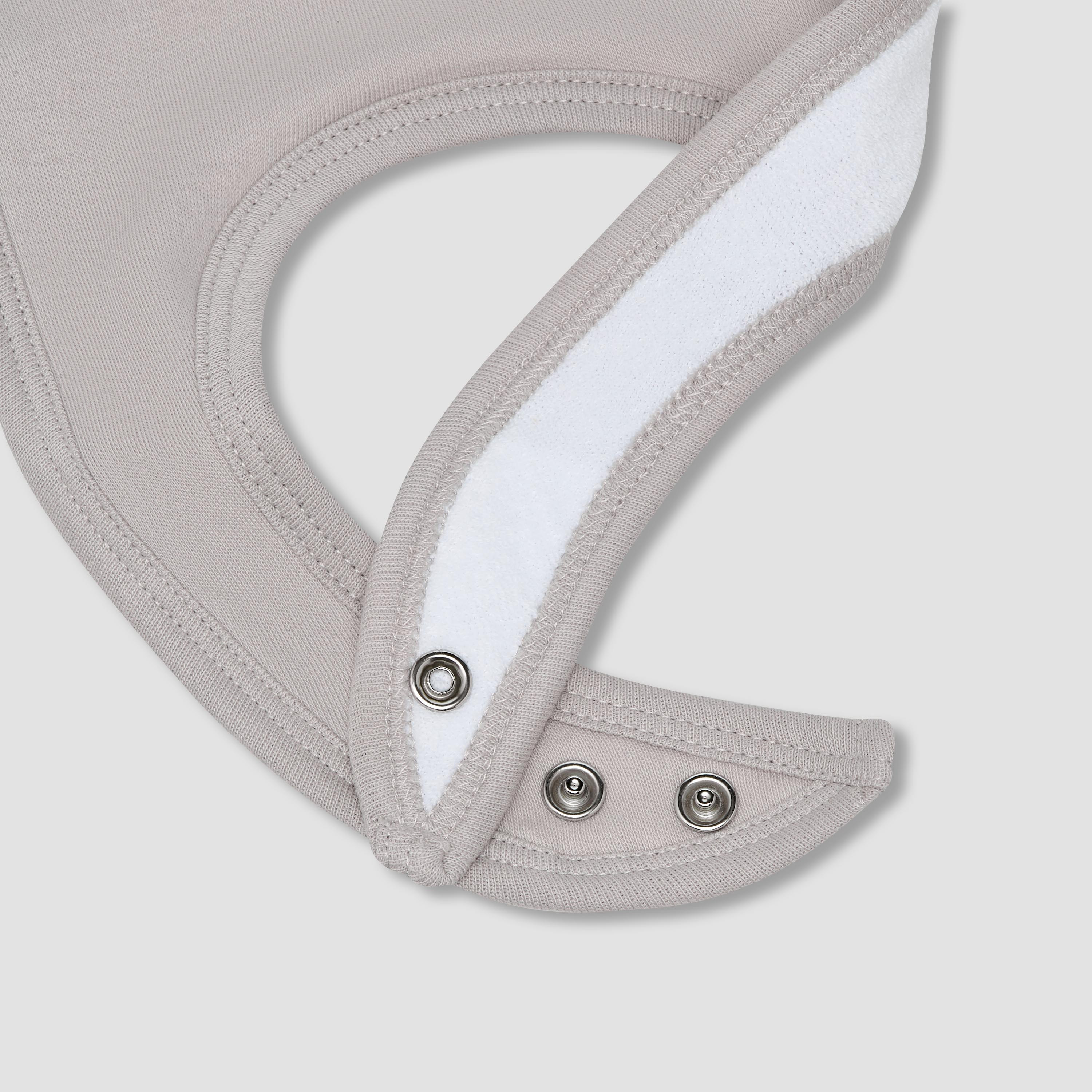 Pack of 2 Juniors Baby Bib with Snap Button Closure-baby-feeding-bibs-image-6