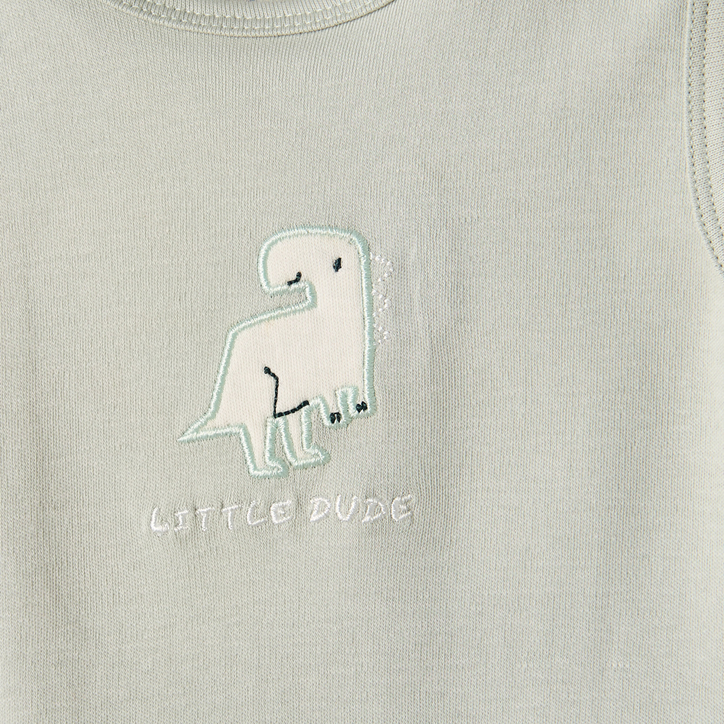 Pack of 2 Juniors Crew Neck Sleeveless Bodysuit with Snap Button Closure-baby-boys-clothing-bodysuits-image-6