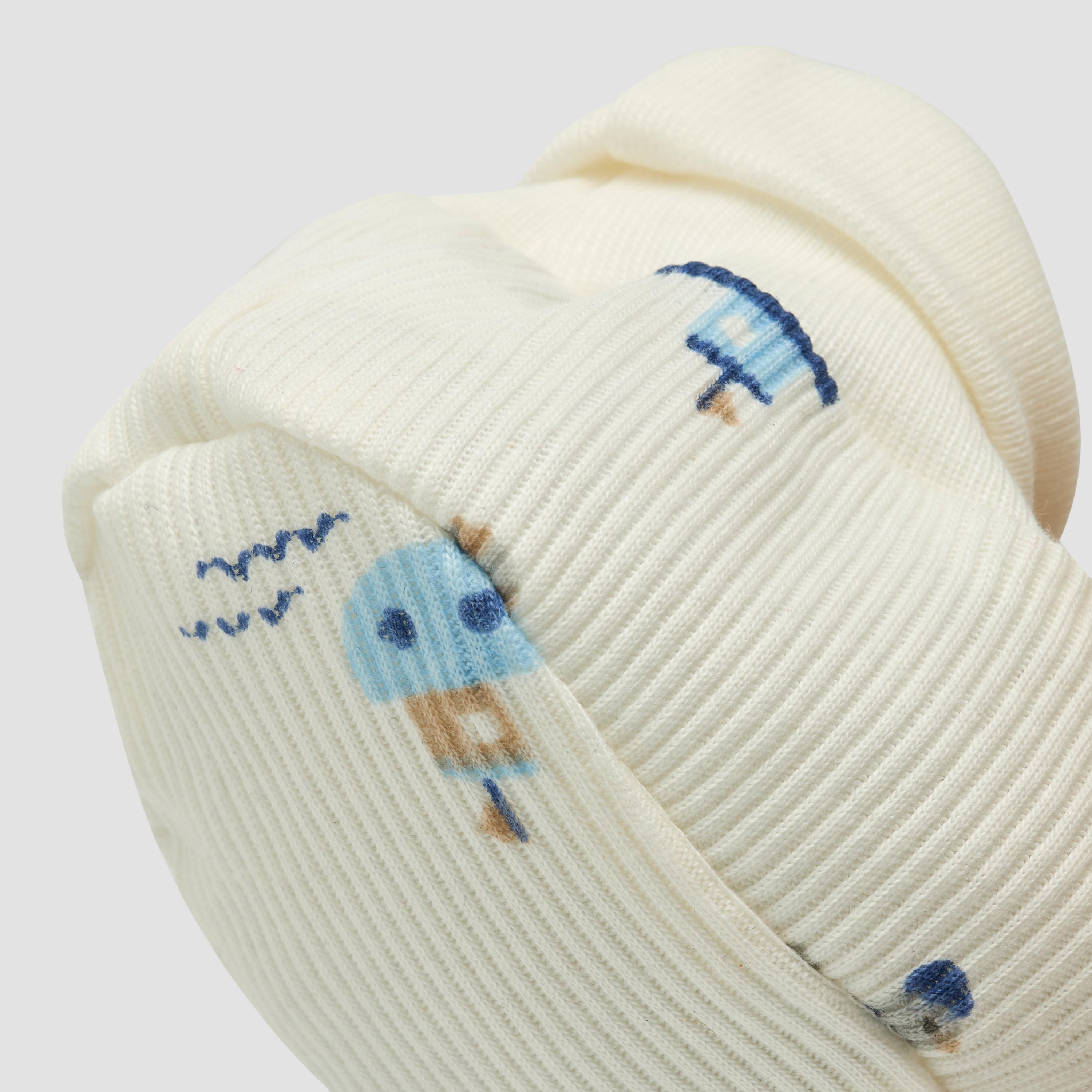 Pack of 2 Juniors Booties with Elasticated Cuff, Printed-baby-boys-shoes-booties-image-7