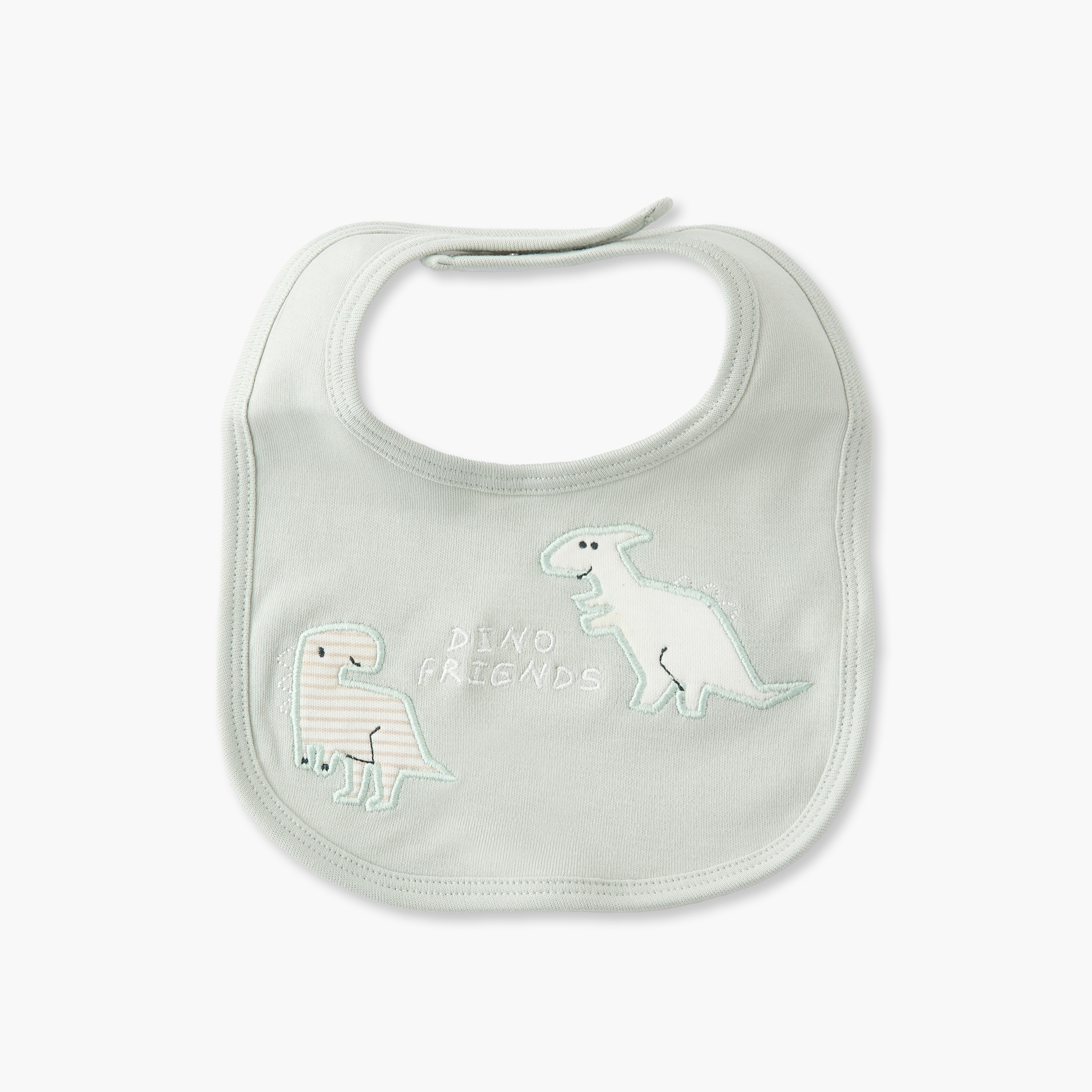 مرايل أطفال بطبعات ديناصور من جونيورز - عبوة من قطعتين-baby-feeding-bibs-image-3
