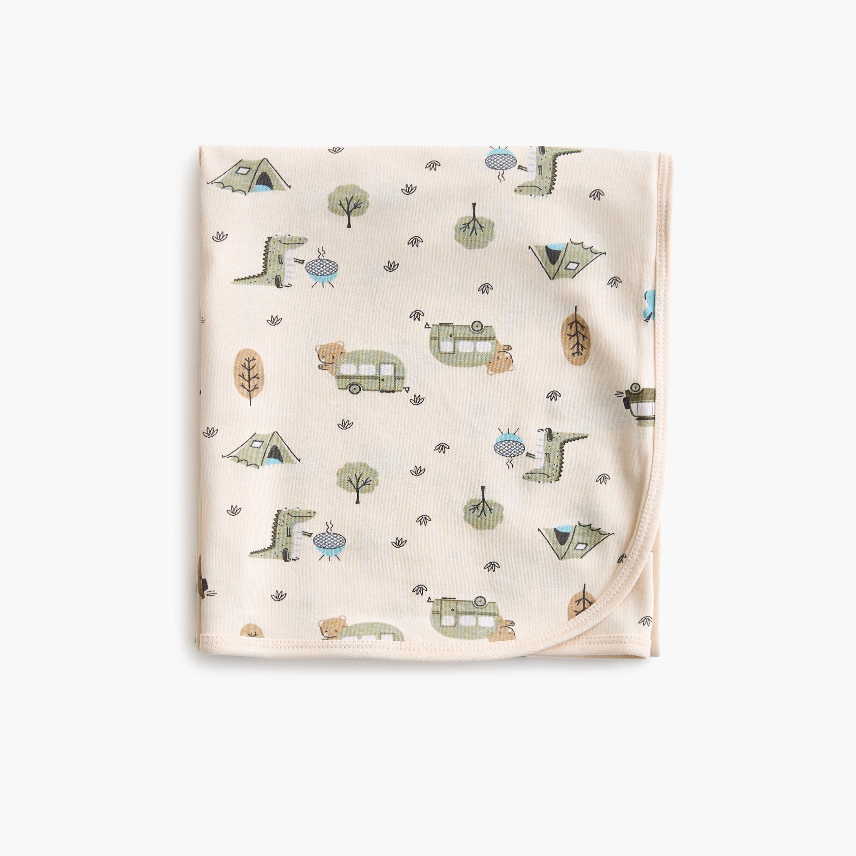 Juniors Graphic Print Receiving Blanket - 70x70 cm-baby-nursery-blanketsandswaddles-receivingblankets-image-3