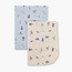 Pack of 2 Juniors Receiving Blanket with Nautical Print-baby-nursery-blanketsandswaddles-receivingblankets-image-3