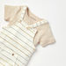 Juniors Striped Dungaree and T-shirt Set-Clothes Sets-thumbnail-3