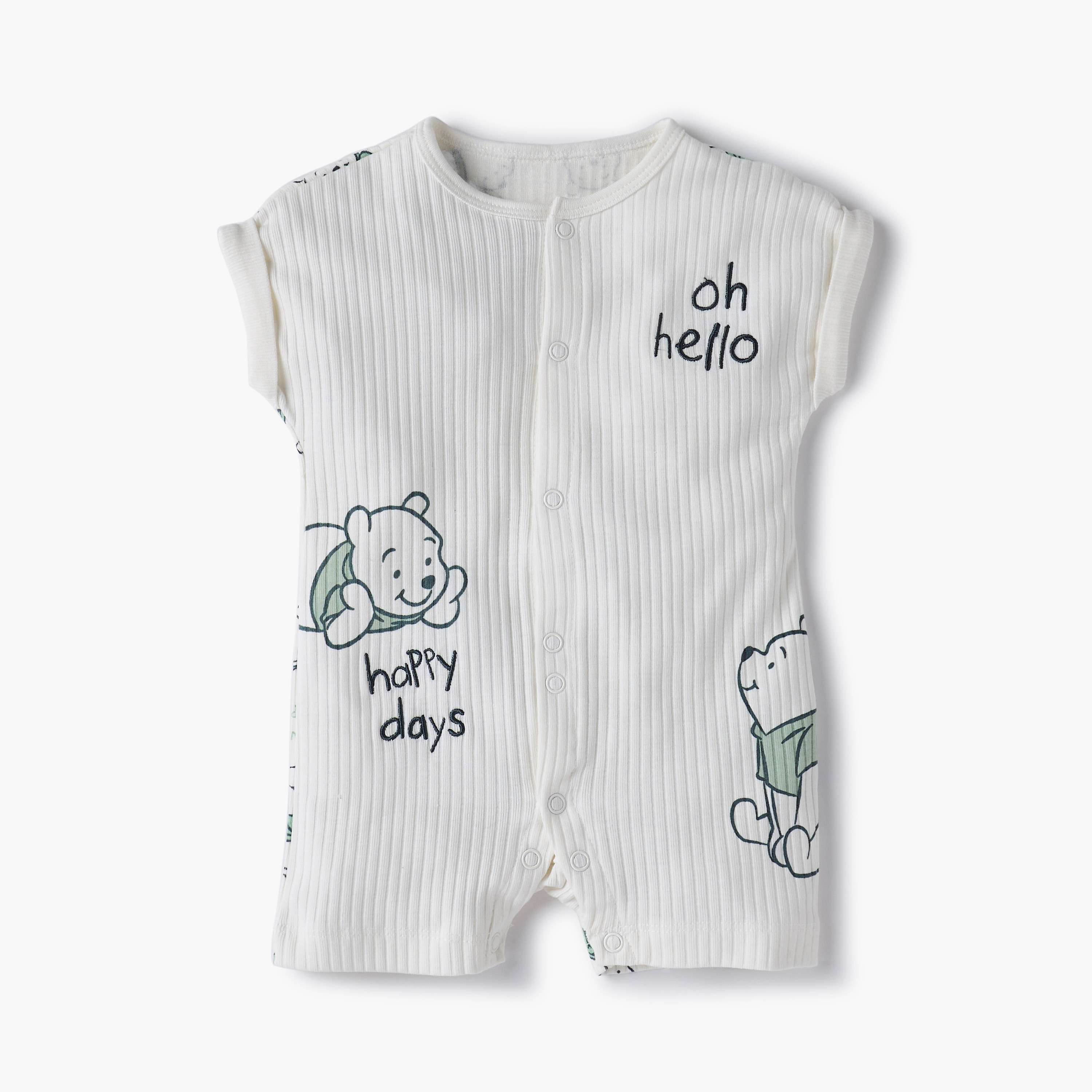 أفرول بطبعات ويني ذا بوه من ديزني - قطعتان-baby-boys-clothing-rompers-image-1