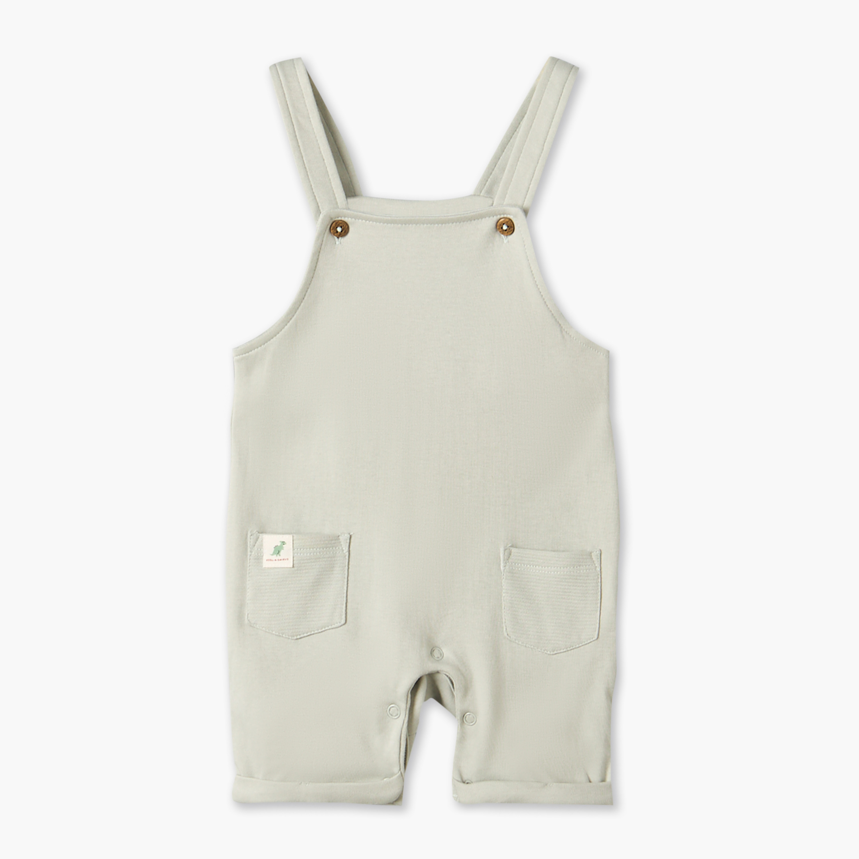 Juniors Crew Neck Short Sleeves T-shirt and Dungaree Set with Stripes-baby-boys-clothing-setsandcoords-image-4