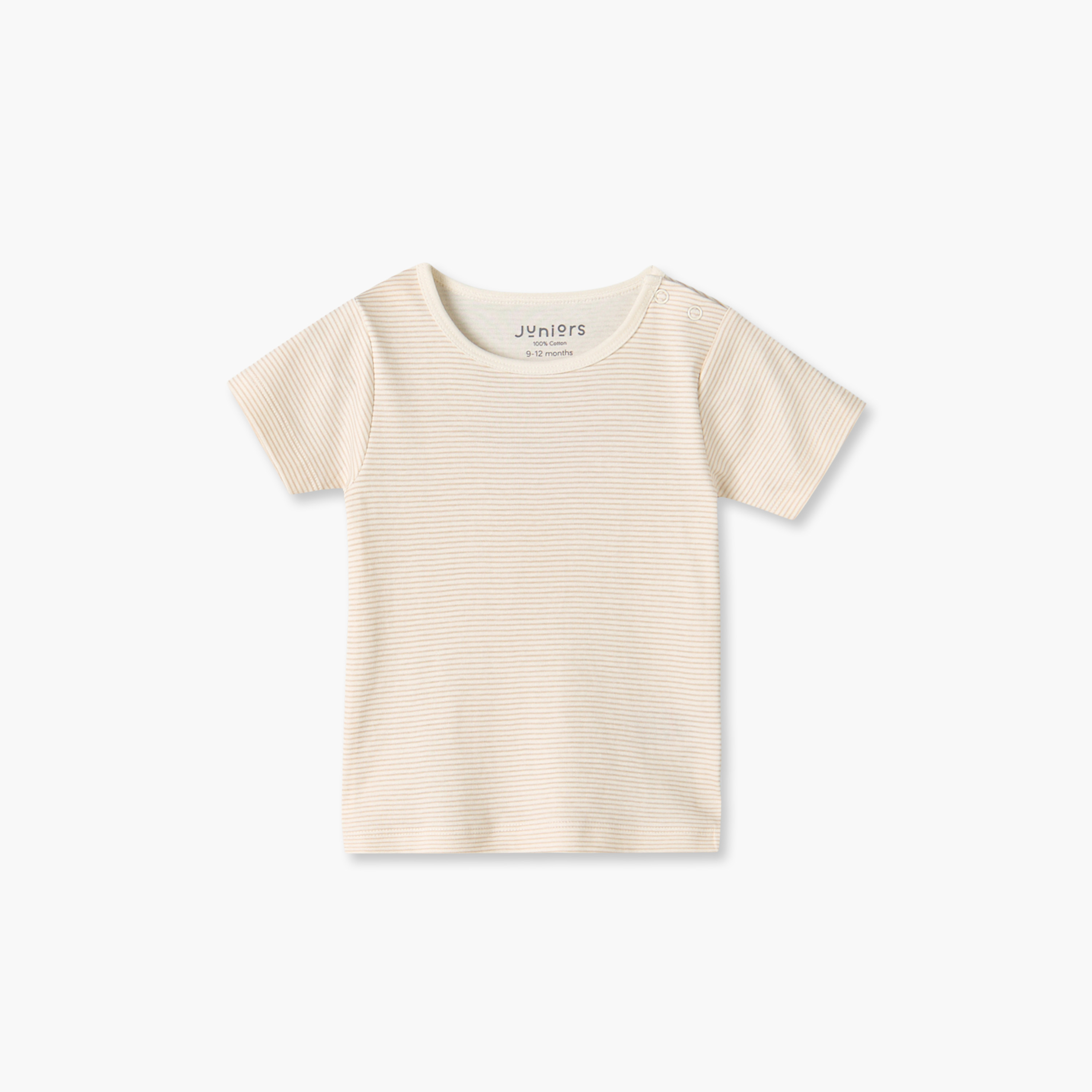 Juniors Crew Neck Short Sleeves T-shirt and Dungaree Set with Stripes-baby-boys-clothing-setsandcoords-image-5