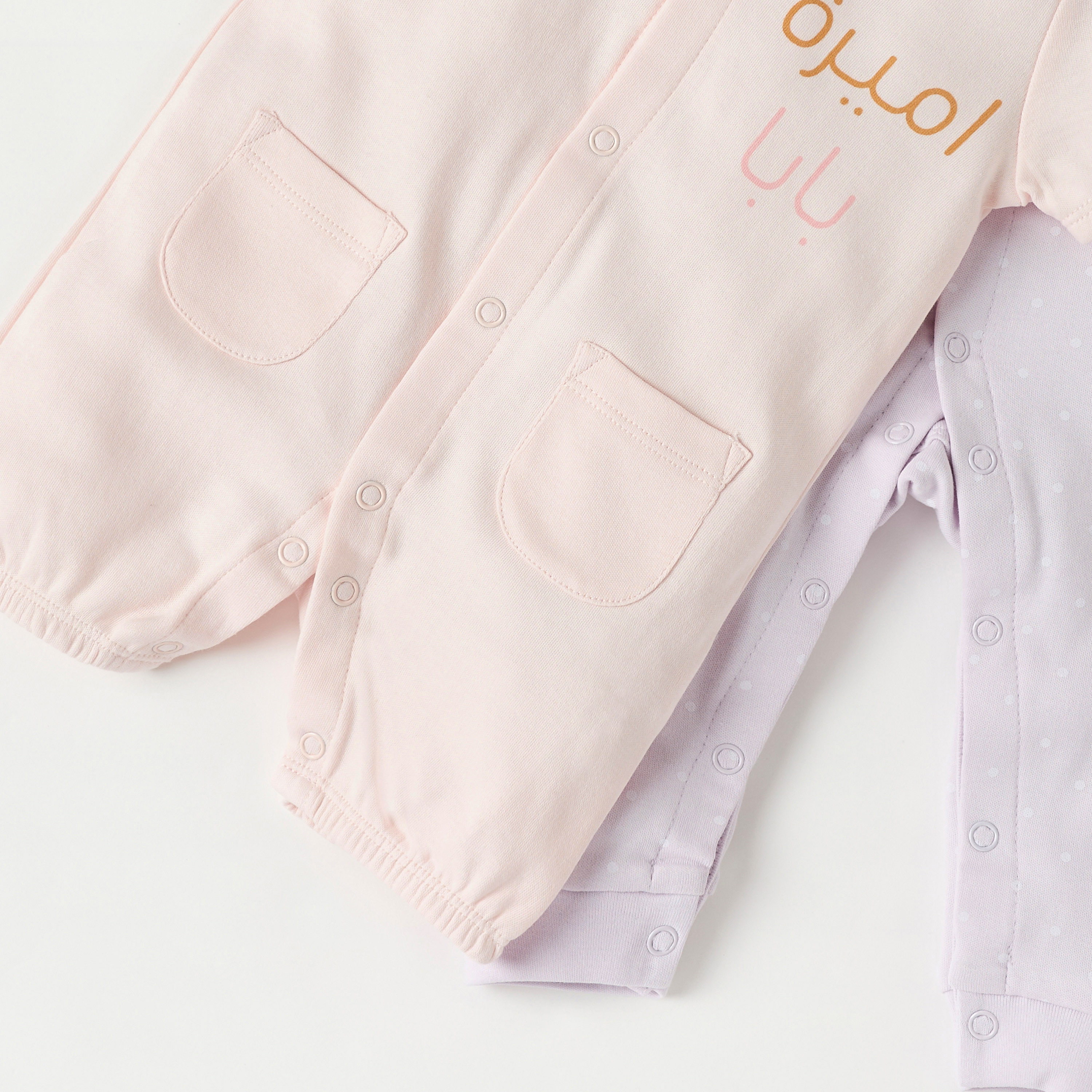 Juniors Printed Sleepsuit and Romper Set-baby-girls-clothing-nightwear-sleepsuits-image-5
