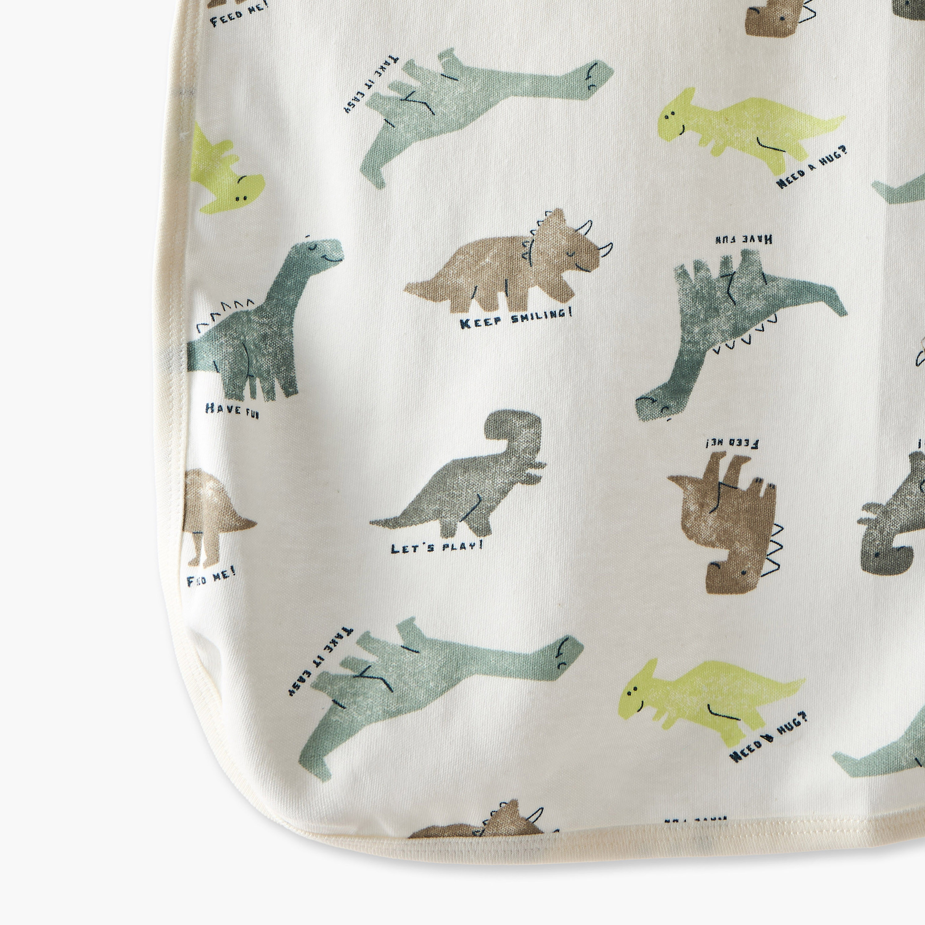 بطانية قطن لحديثي الولادة بطبعات ديناصور من جونيورز-baby-nursery-blanketsandswaddles-receivingblankets-image-5