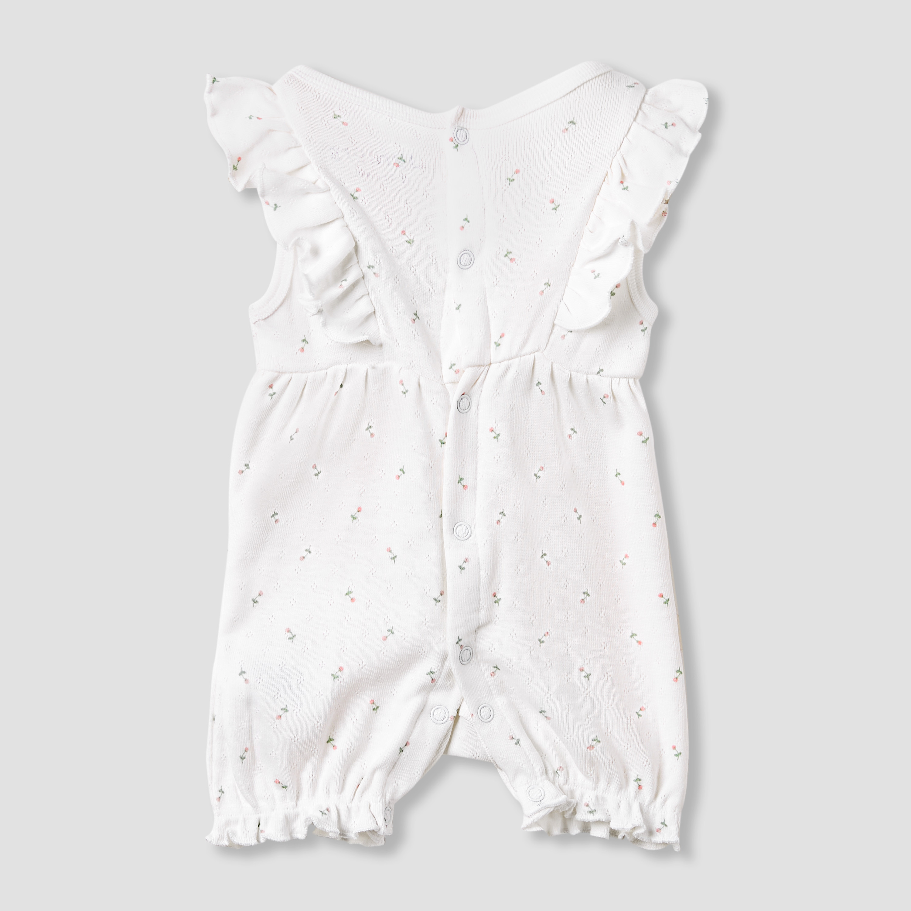 Juniors Printed Sleeveless Romper with Ruffle Accent-baby-girls-clothing-rompers-image-2