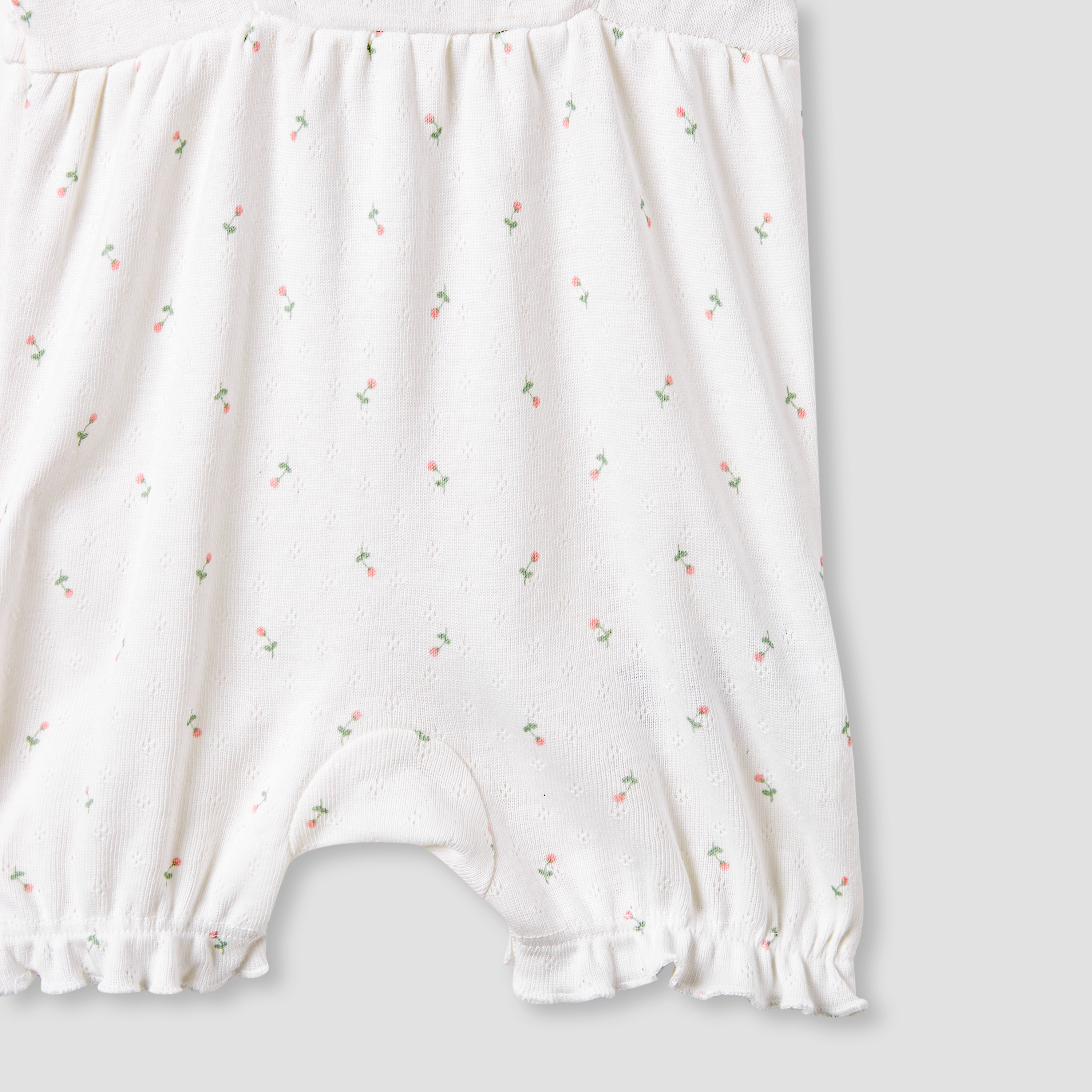 Juniors Printed Sleeveless Romper with Ruffle Accent-baby-girls-clothing-rompers-image-5