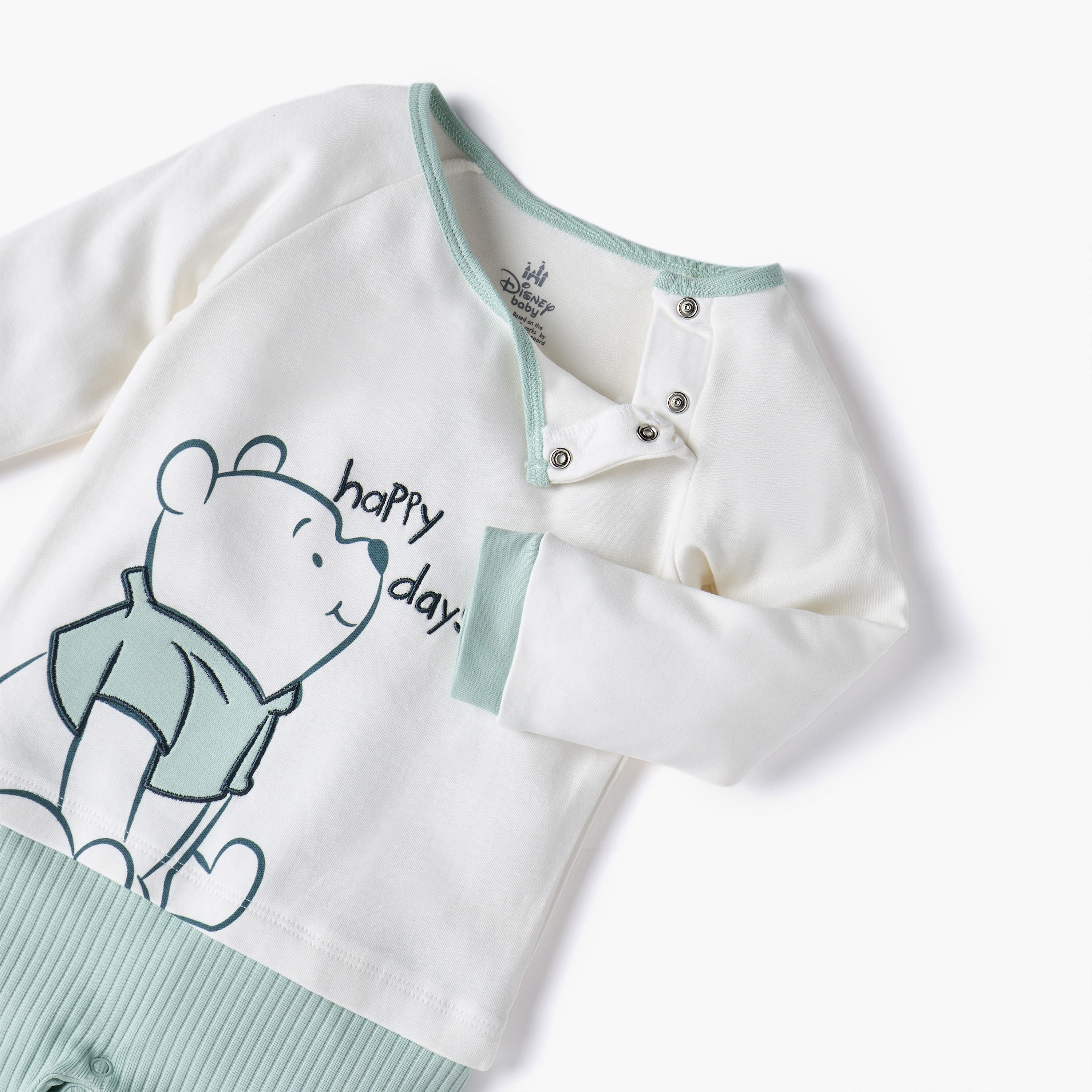 بدلة نوم مغلقة القدمين بطبعات ويني ذا بوه وأكمام طويلة من ديزني-baby-boys-clothing-nightwear-sleepsuits-image-3