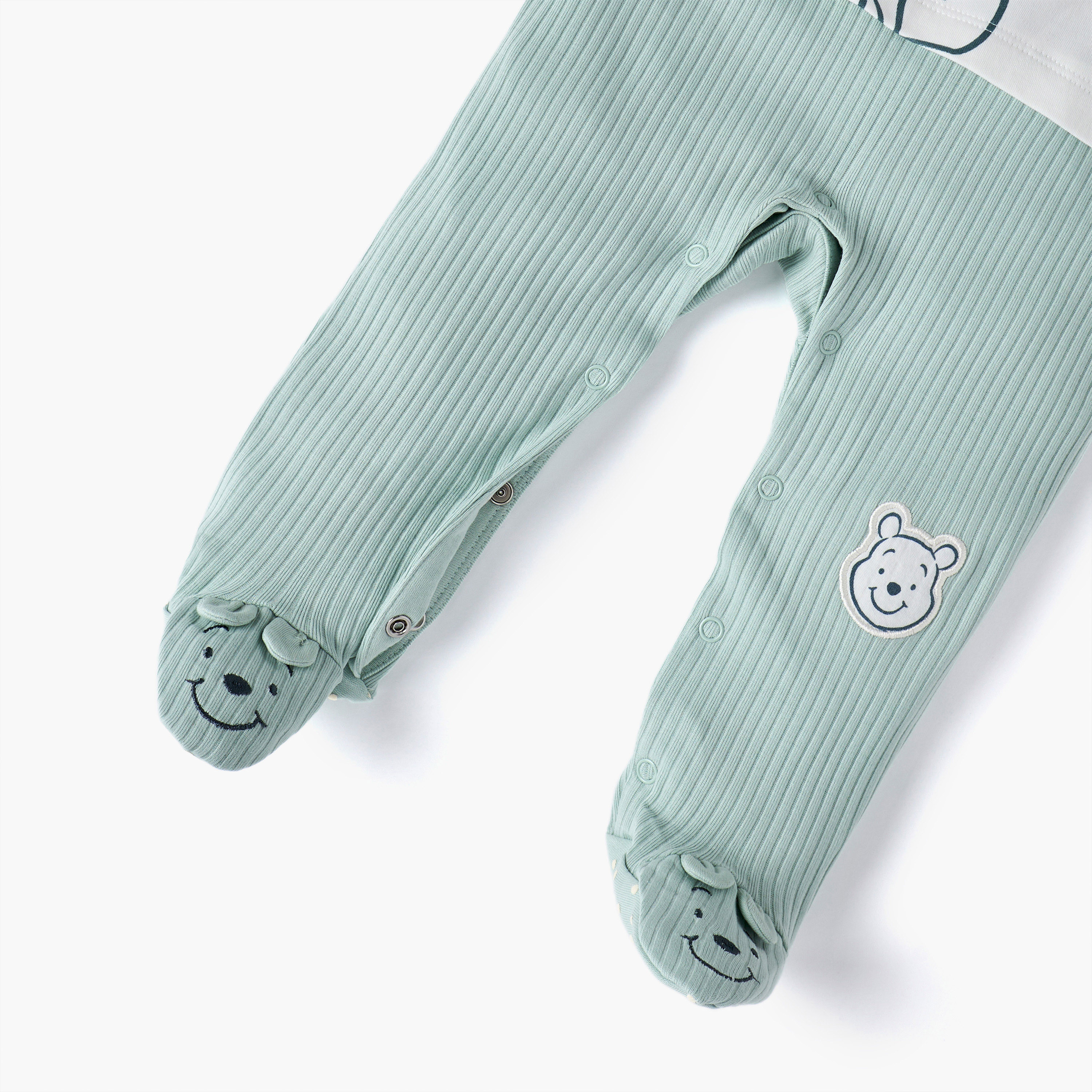 بدلة نوم مغلقة القدمين بطبعات ويني ذا بوه وأكمام طويلة من ديزني-baby-boys-clothing-nightwear-sleepsuits-image-4