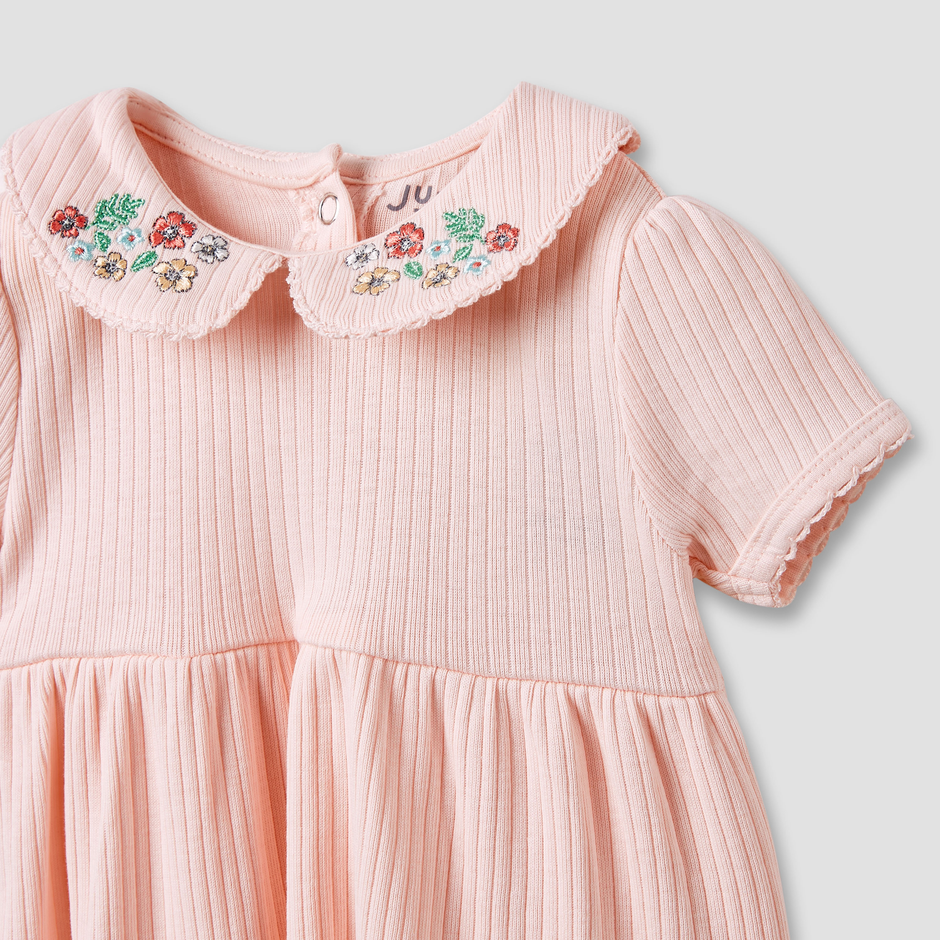 Juniors Embroidered Collared A-line Dress-baby-girls-clothing-dressesandjumpsuits-image-3