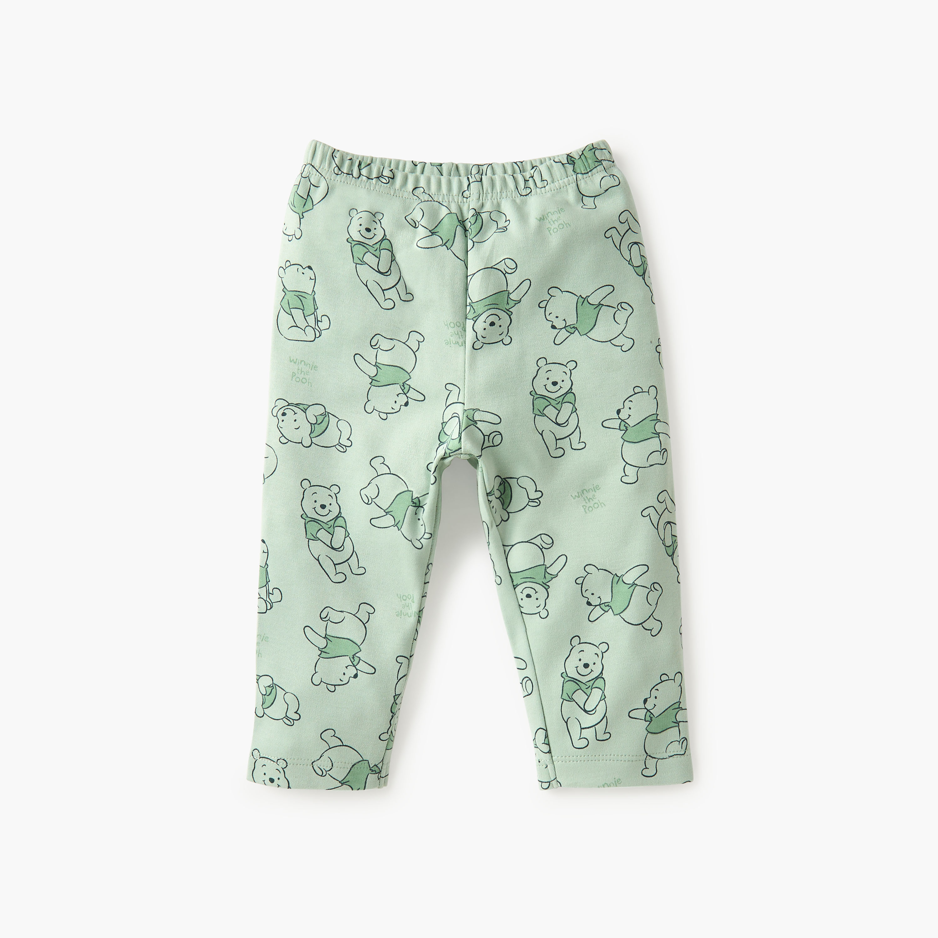 Disney Winnie the Pooh Print Shirt and Pyjama Set-baby-boys-clothing-nightwear-pyjamasets-image-3