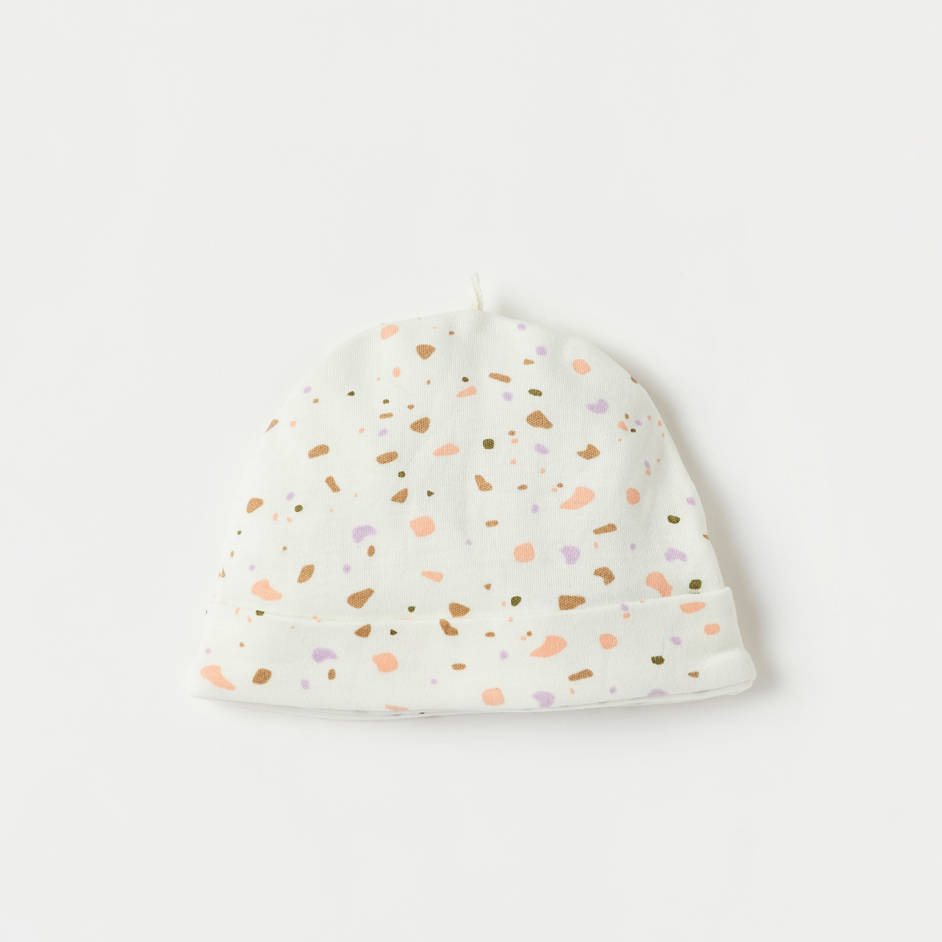 Juniors Printed Beanie Cap - Set of 2-baby-girls-accessories-caps-image-3