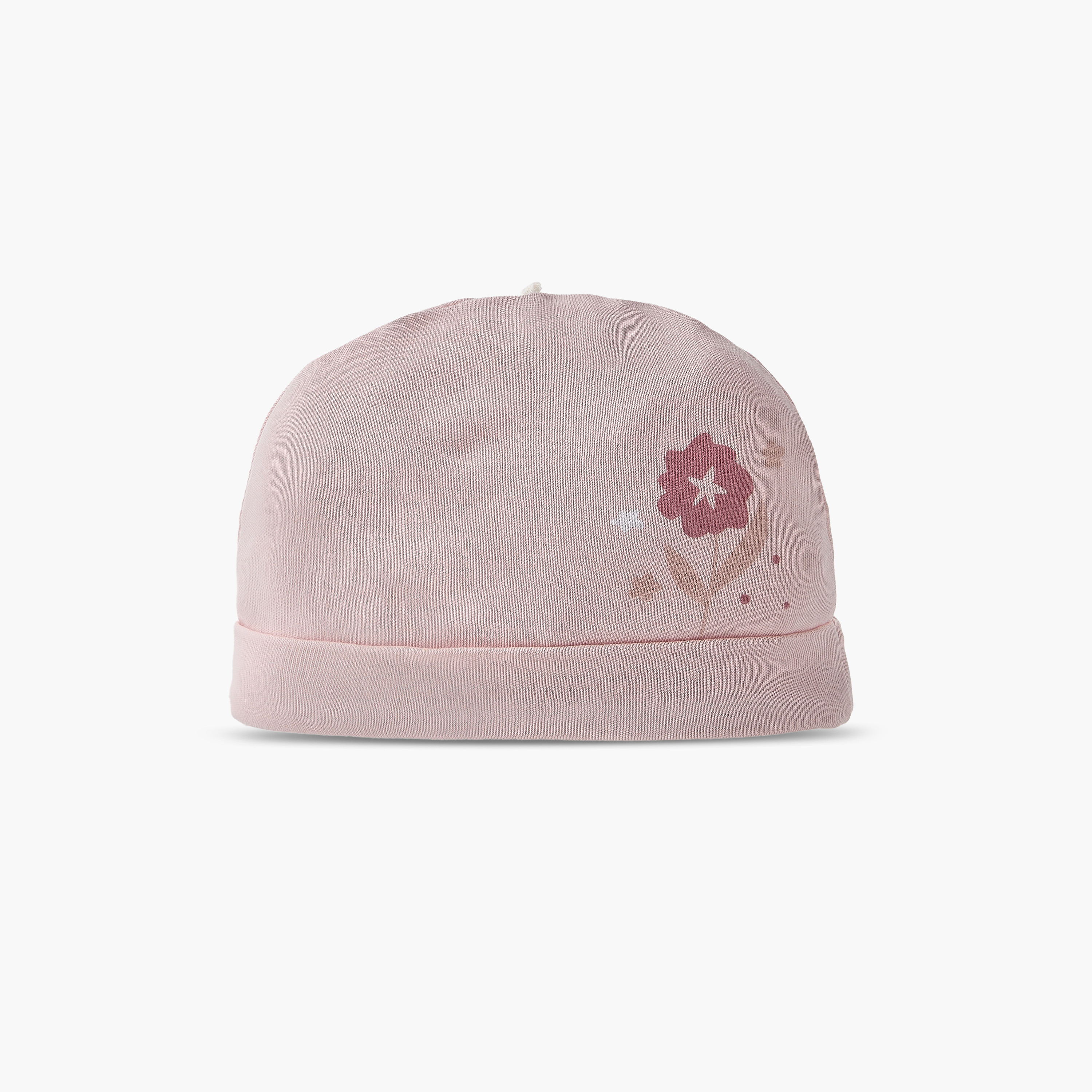 Pack of 3 Juniors Cap with Floral Print-baby-girls-accessories-caps-image-5