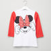 Minnie Mouse Printed Long Sleeves T-Shirt and Pyjama Set-Pyjama Sets-thumbnail-1