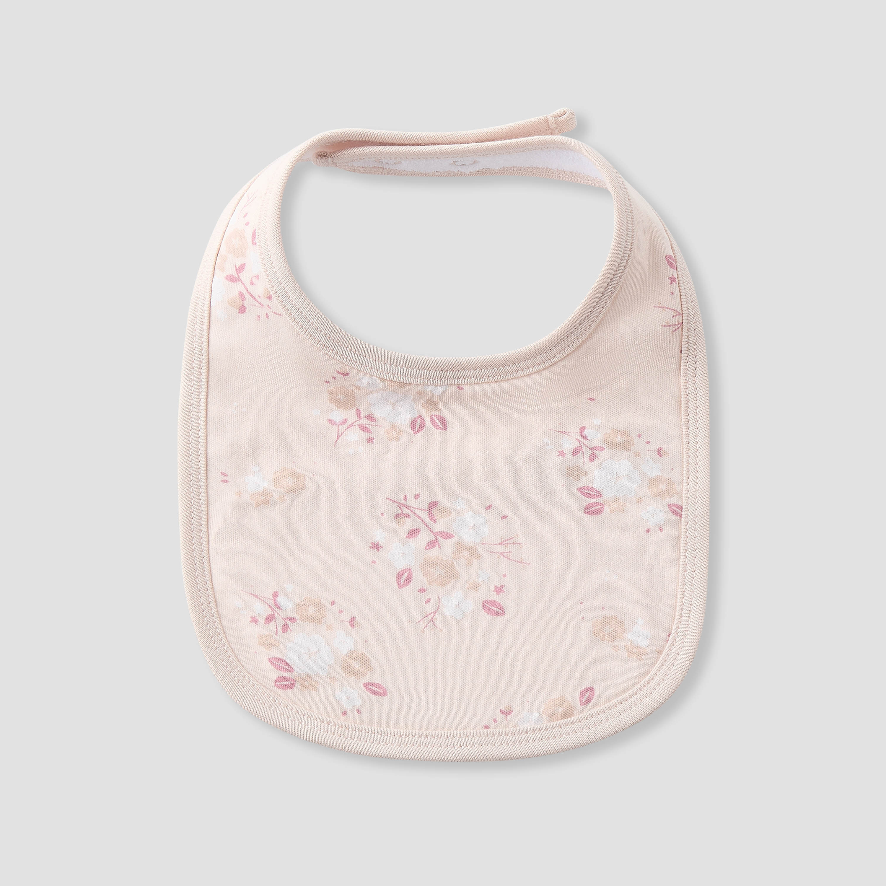 Pack of 3 Juniors Baby Bib with Snap Button Closure-baby-feeding-bibs-image-3