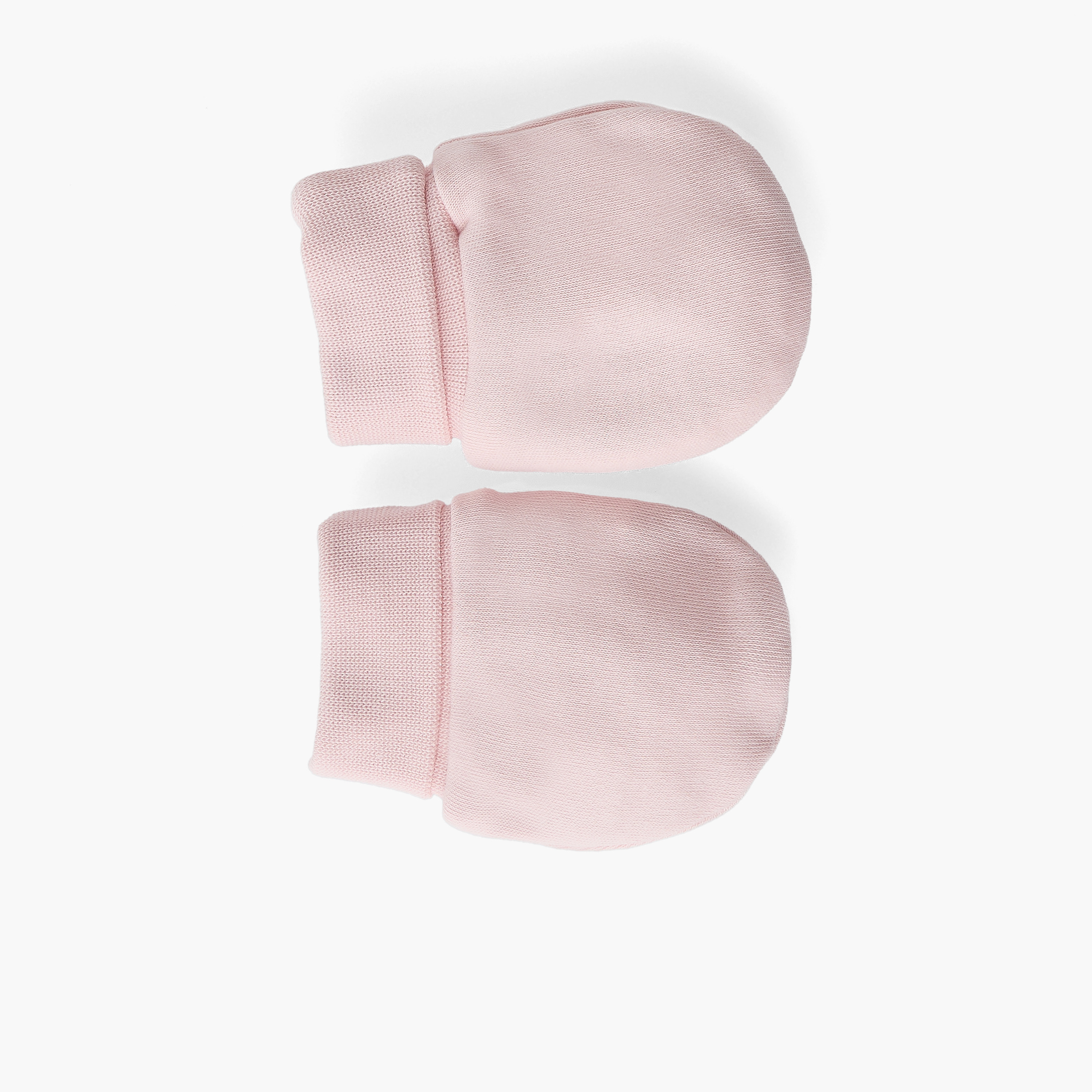 Pack of 2 Mittens with Roll-Up Cuff, 0-36 months-baby-girls-accessories-mittens-image-2