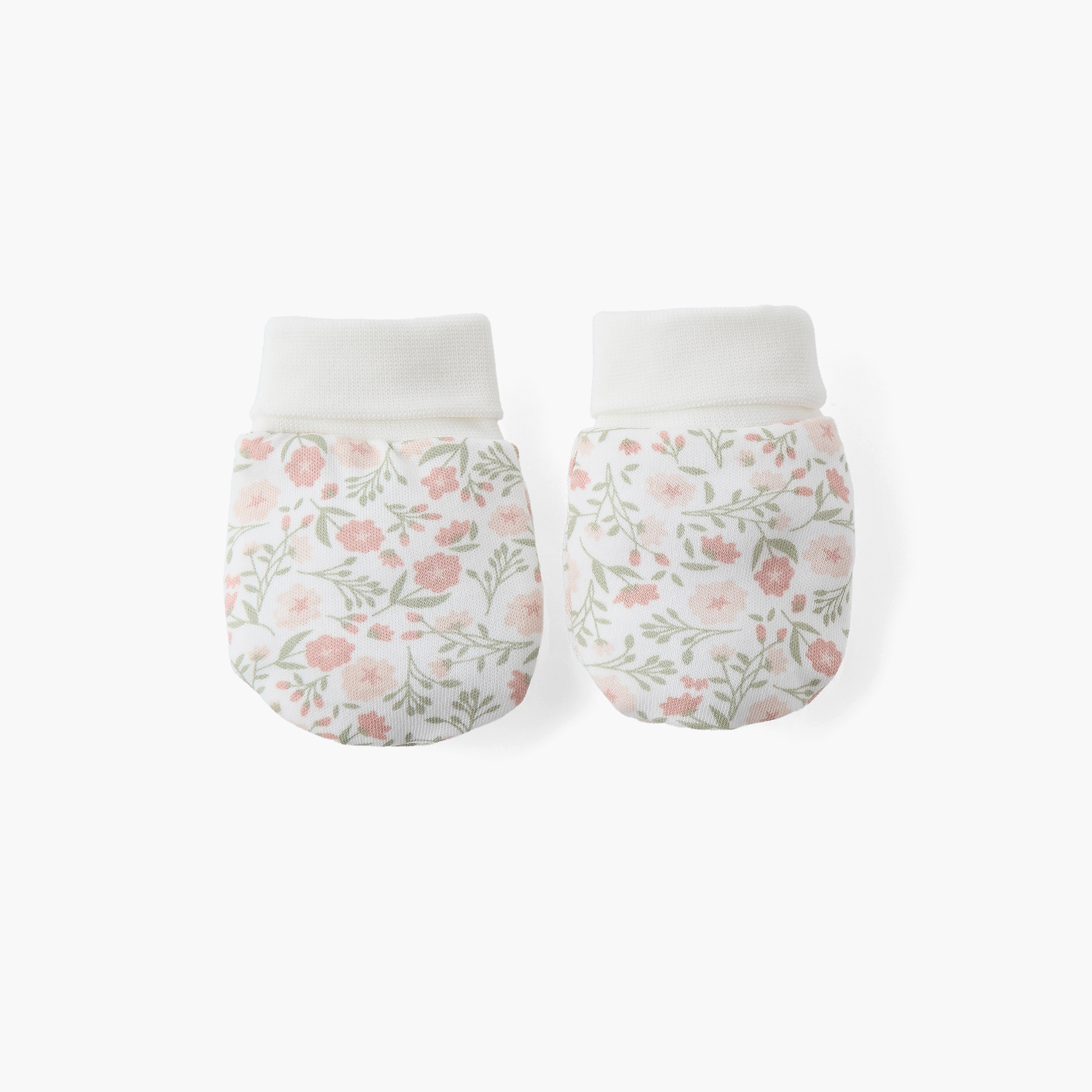 Pack of 2 Mittens with Roll-Up Cuff, 0-36 months-baby-girls-accessories-mittens-image-3