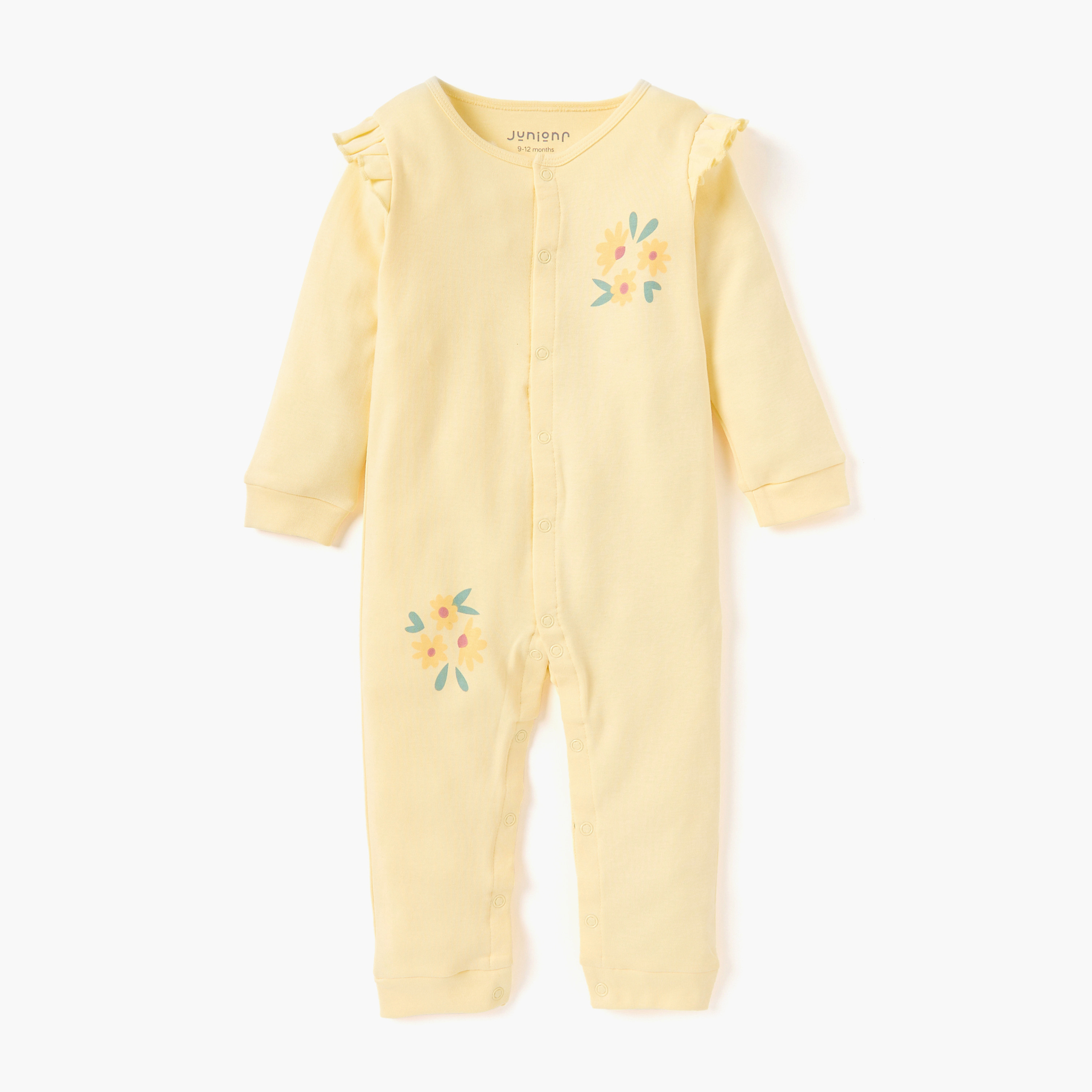 طقم بدلة نوم وأفرول بطبعات من جونيورز-baby-girls-clothing-nightwear-sleepsuits-image-2