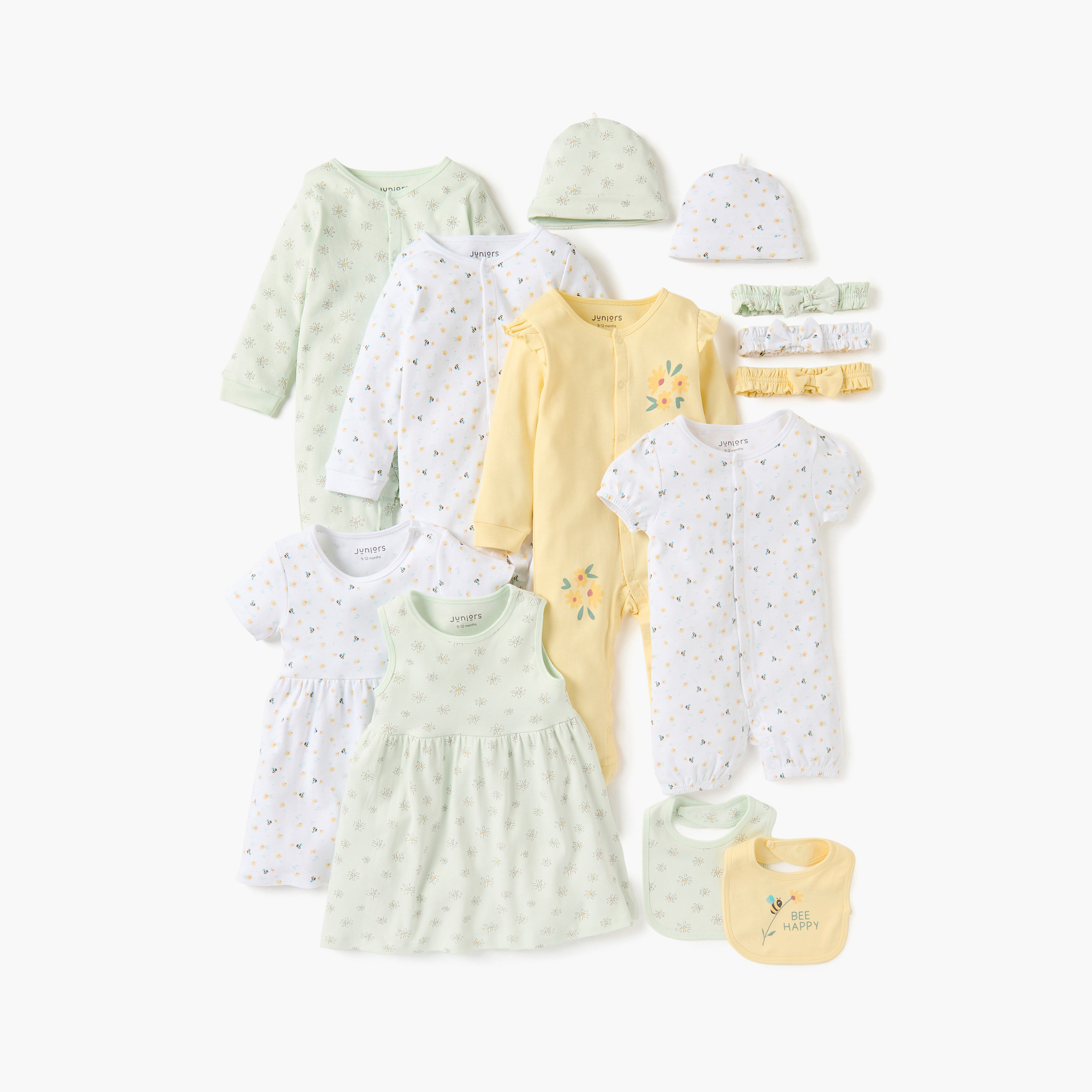 طقم بدلة نوم وأفرول بطبعات من جونيورز-baby-girls-clothing-nightwear-sleepsuits-image-6