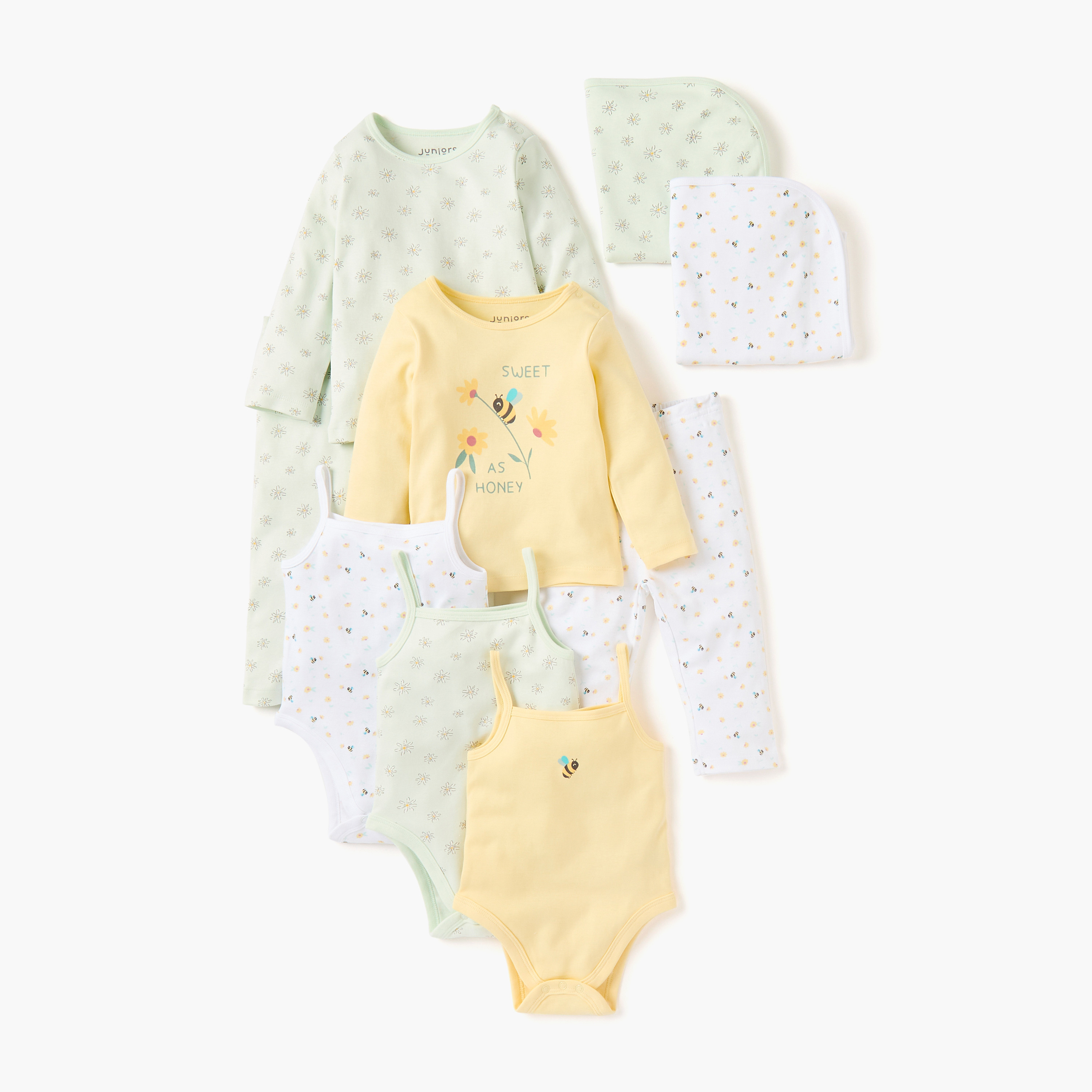 طقم بدلة نوم وأفرول بطبعات من جونيورز-baby-girls-clothing-nightwear-sleepsuits-image-7
