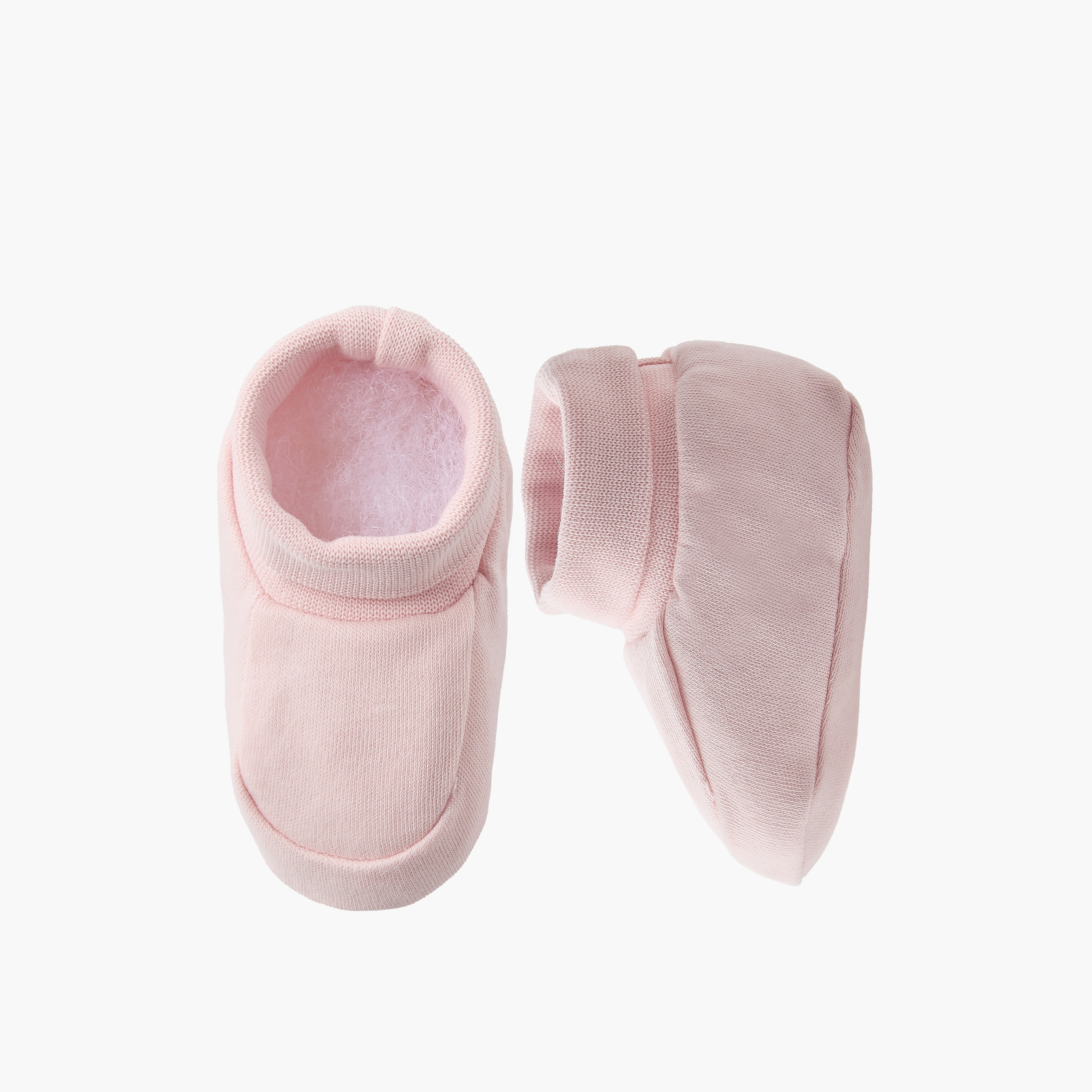 Pack of 2 Juniors Booties with Rolled Hem-baby-girls-shoes-booties-image-2