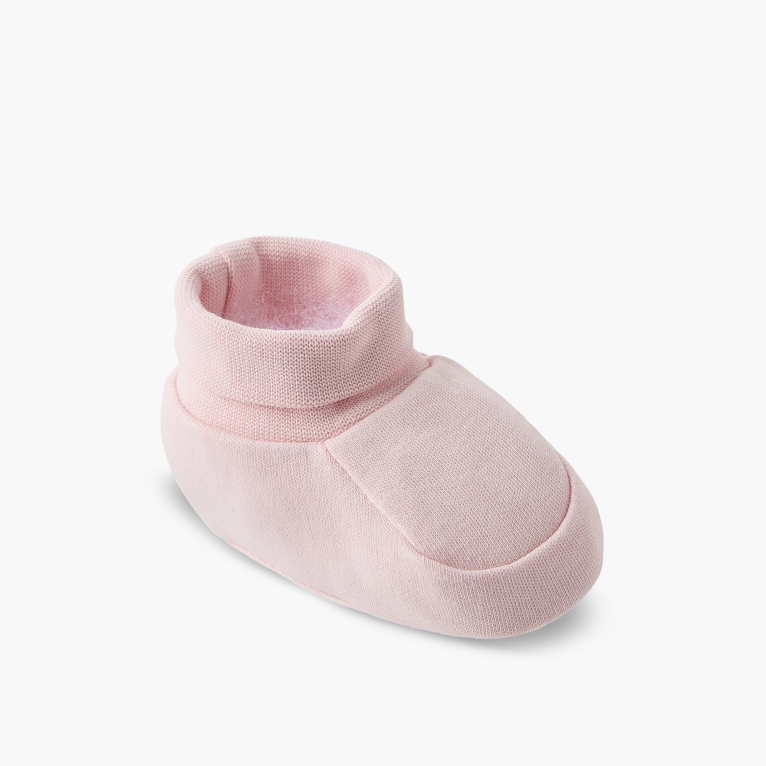 Pack of 2 Juniors Booties with Rolled Hem-baby-girls-shoes-booties-image-3
