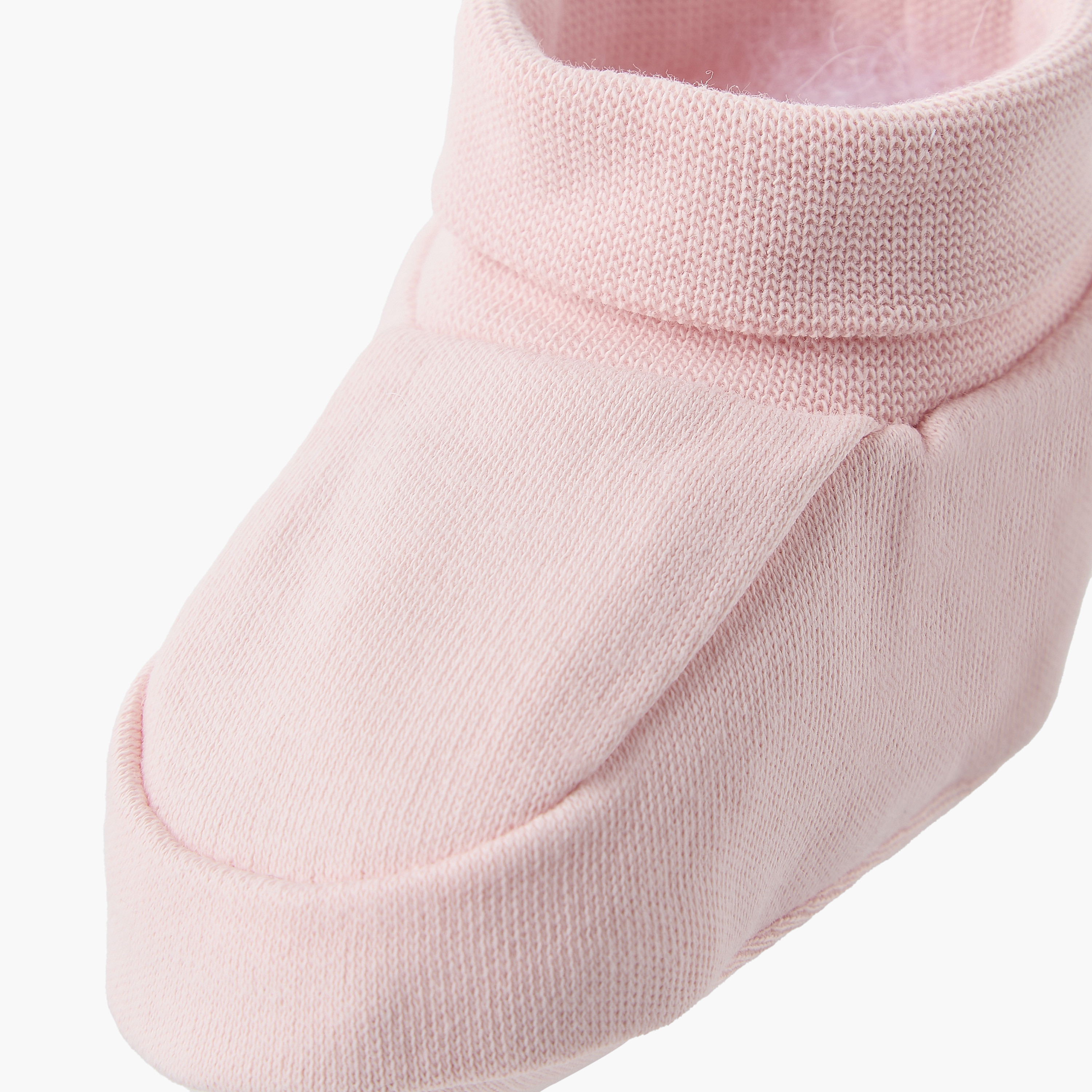 Pack of 2 Juniors Booties with Rolled Hem-baby-girls-shoes-booties-image-6