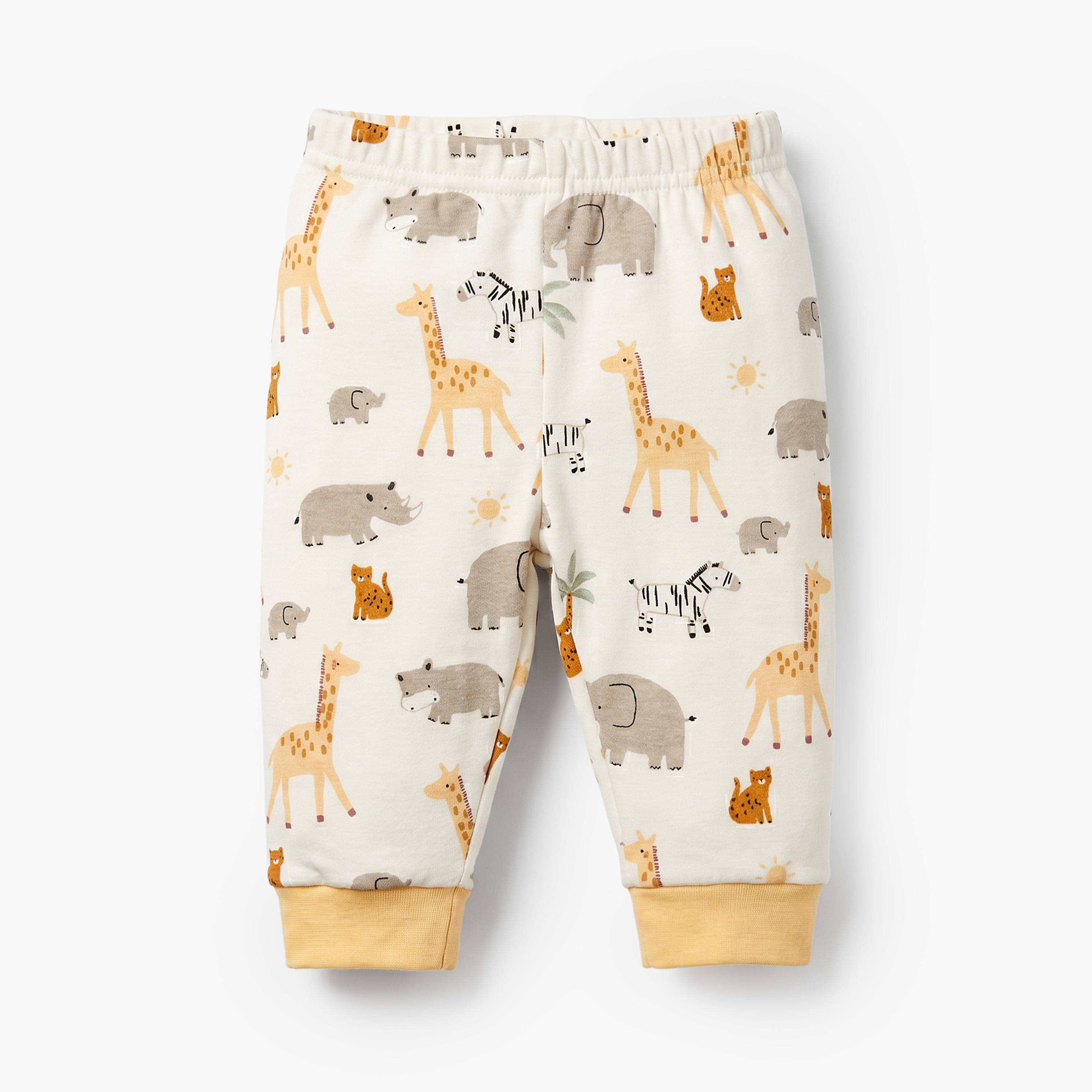 Juniors Cotton Crew Neck Long Sleeves Pyjama Set with Safari Print-baby-boys-clothing-nightwear-pyjamasets-image-3