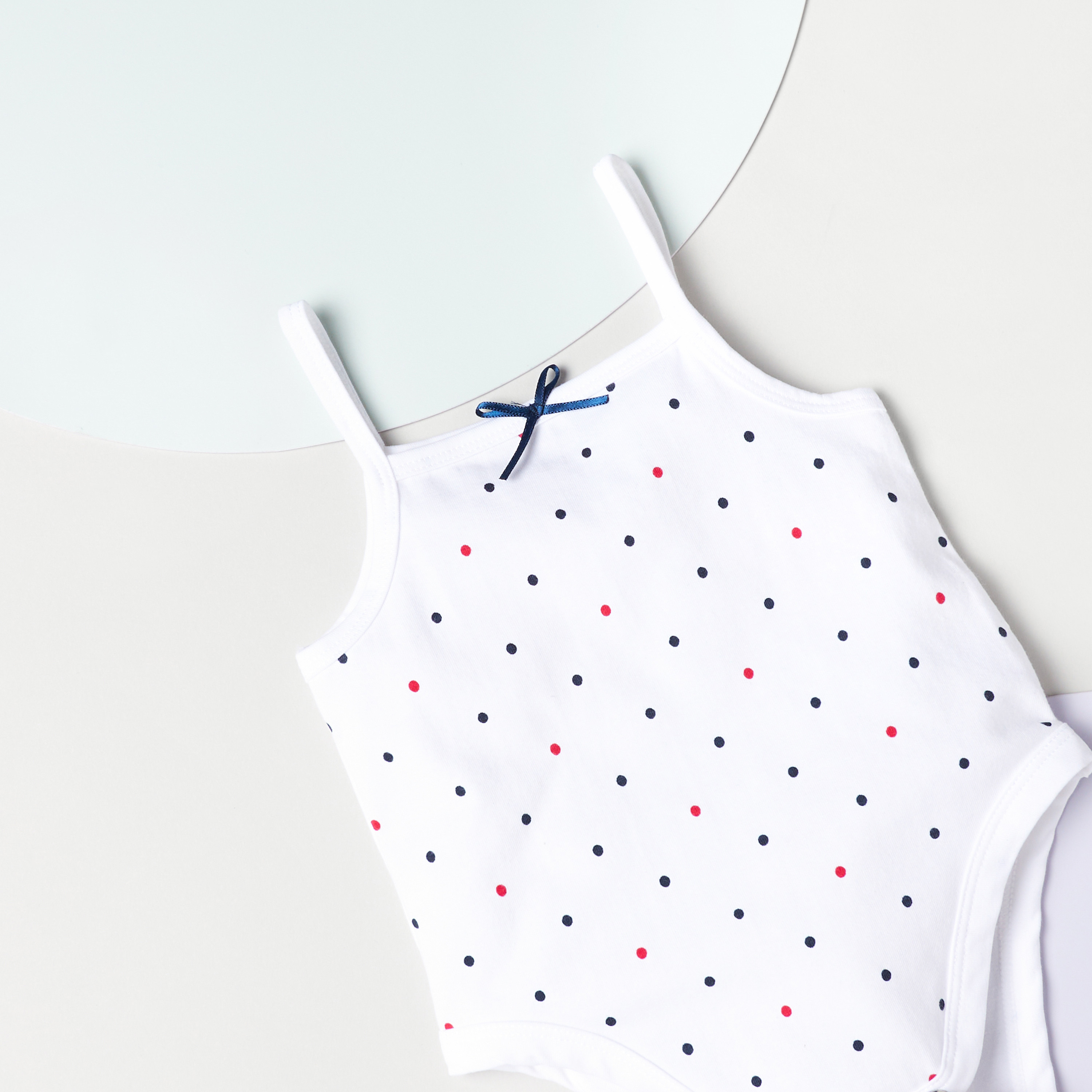 Juniors All-Over Polka Dot Print Sleeveless Bodysuit-baby-girls-clothing-bodysuits-image-3