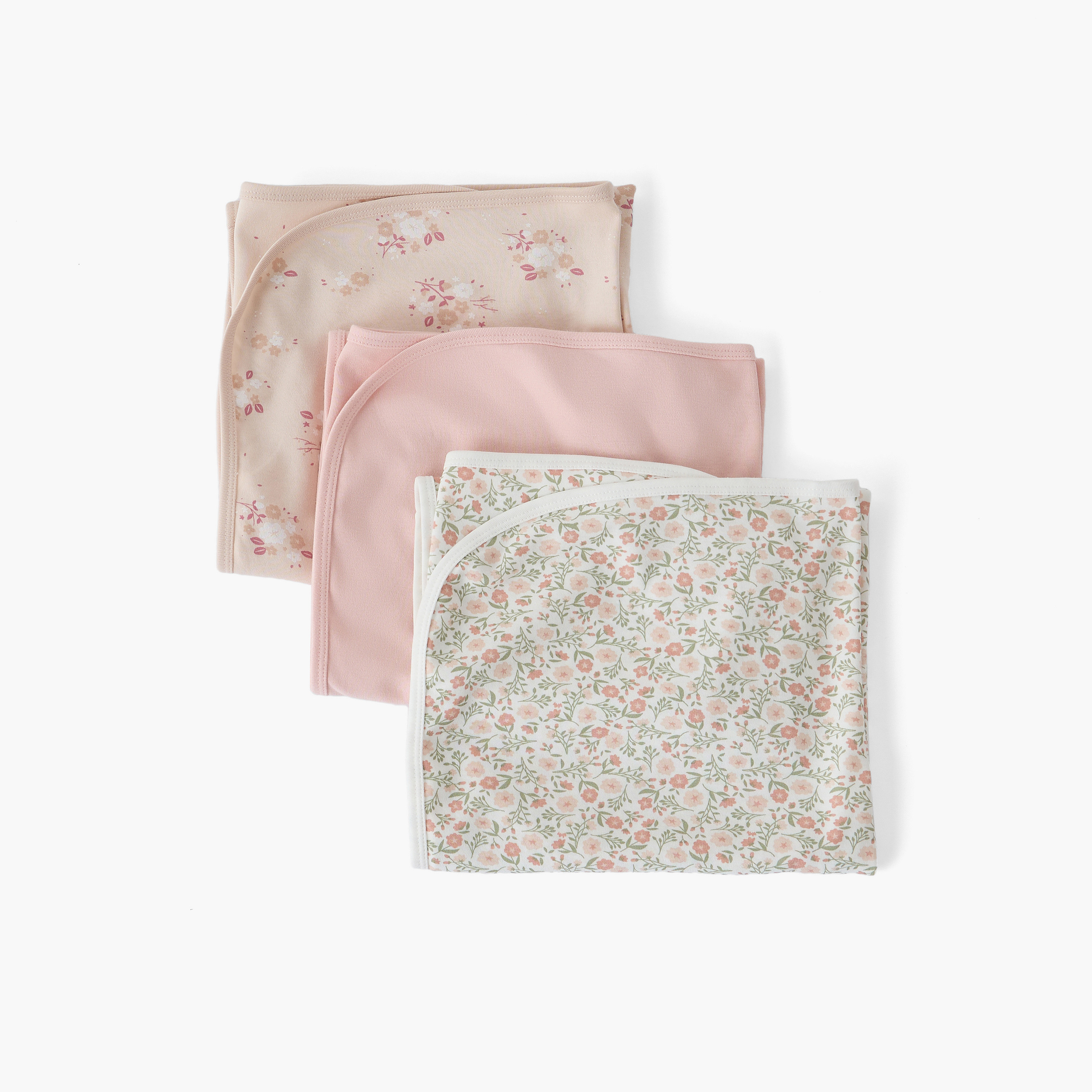 Pack of 3 Juniors Receiving Blanket with Assorted Print-baby-nursery-blanketsandswaddles-receivingblankets-image-3