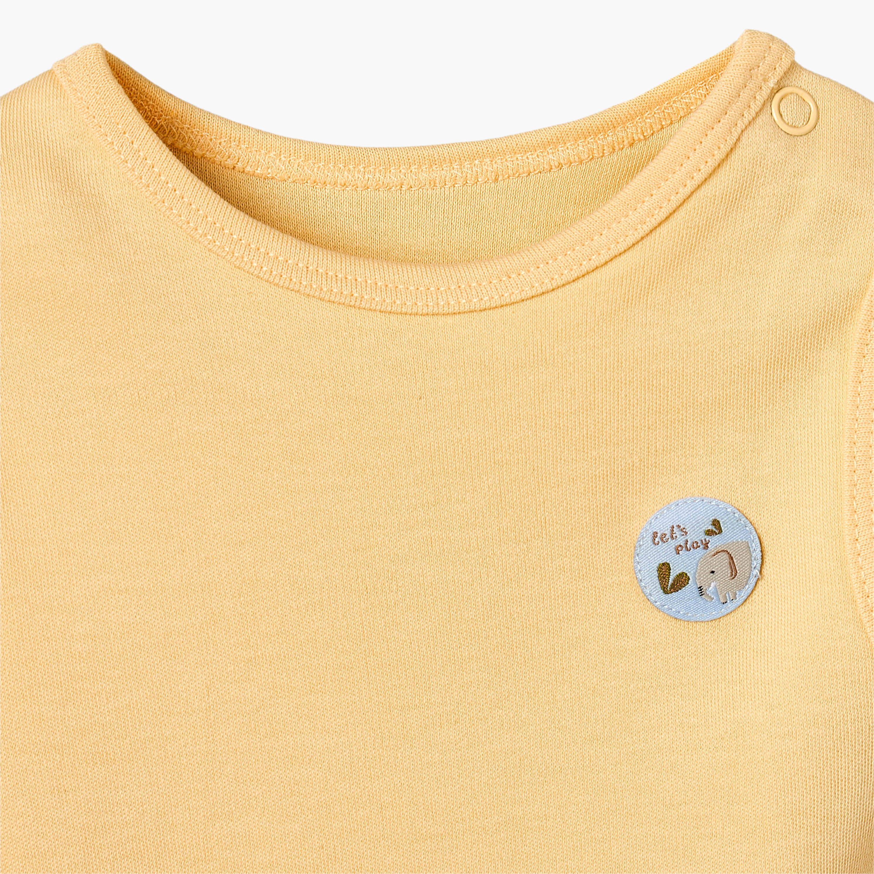Pack of 2 Juniors Crew Neck Sleeveless Bodysuit with Safari Print-baby-boys-clothing-bodysuits-image-5
