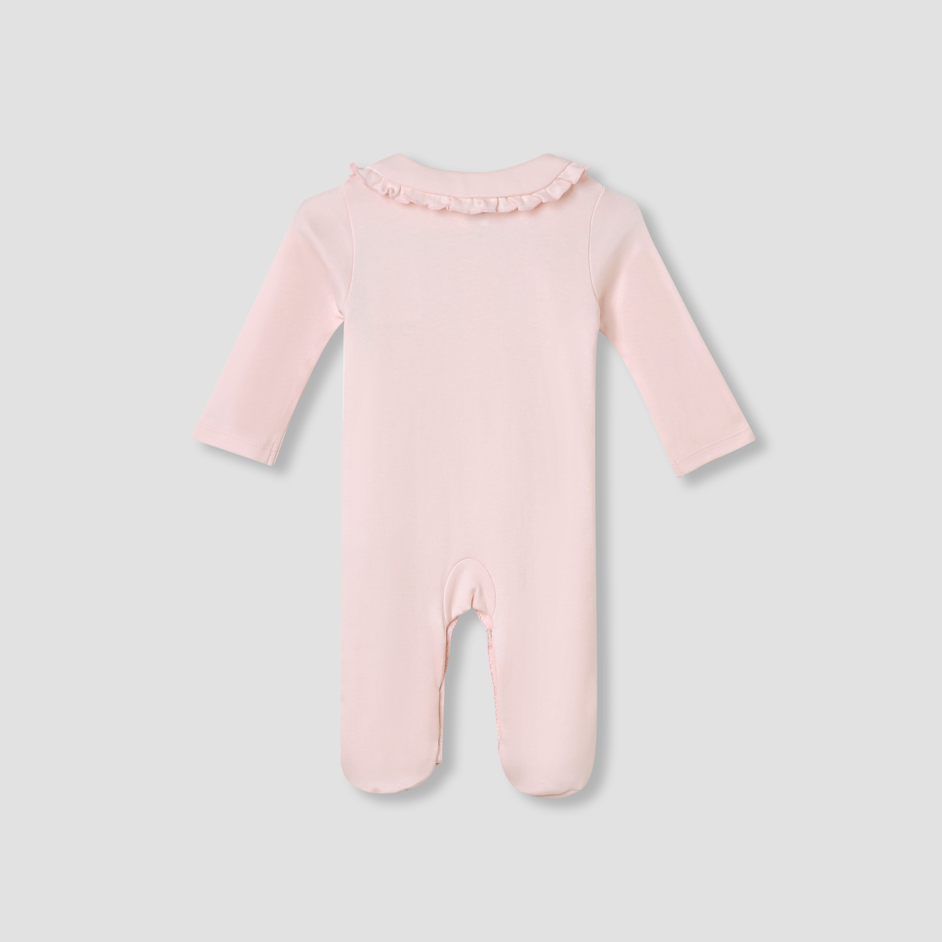 Disney Minnie Mouse Print Sleepsuit with Long Sleeves-baby-girls-clothing-nightwear-sleepsuits-image-2