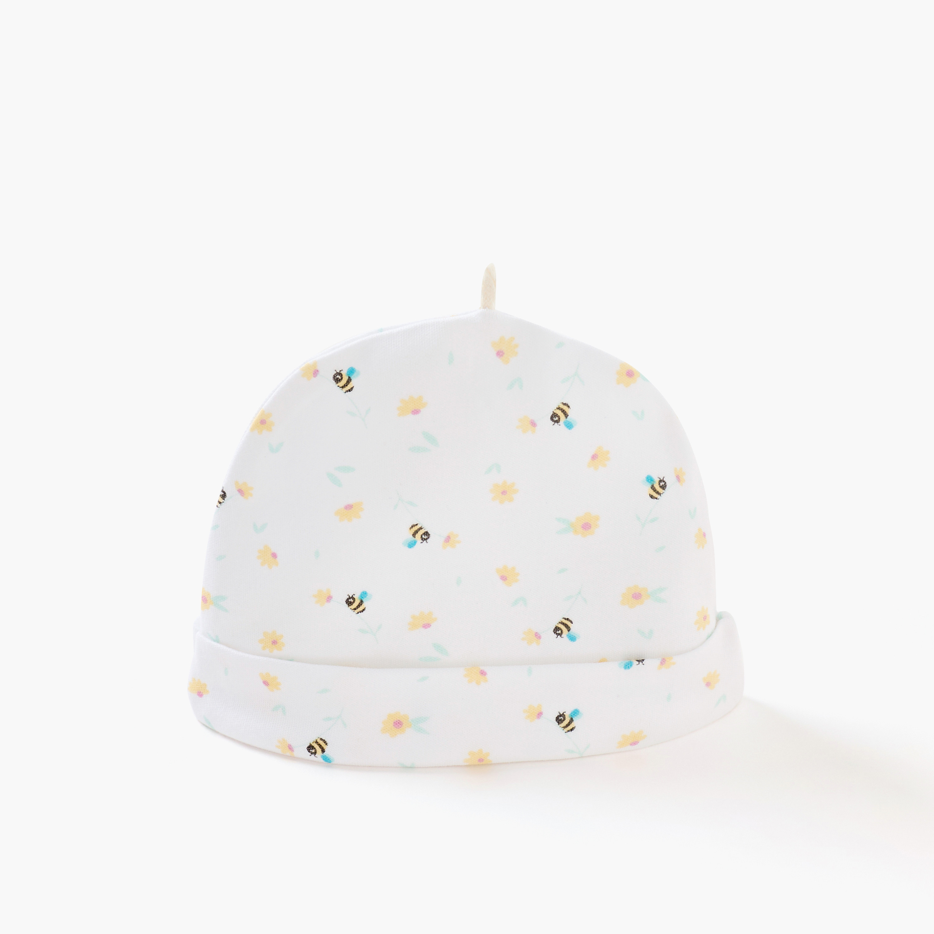Juniors Printed Cap - Set of 2-baby-girls-accessories-caps-image-2