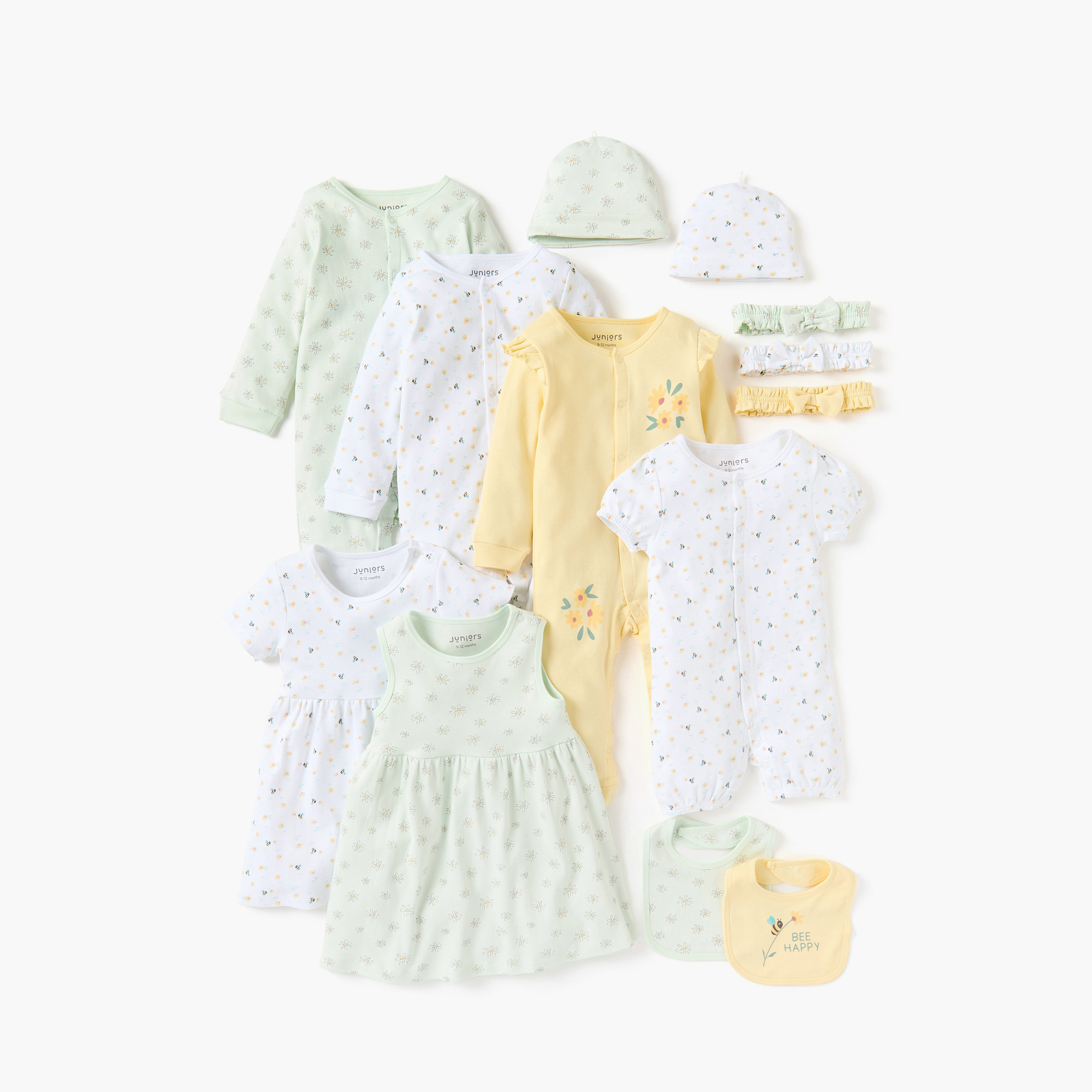 Juniors Printed Cap - Set of 2-baby-girls-accessories-caps-image-6